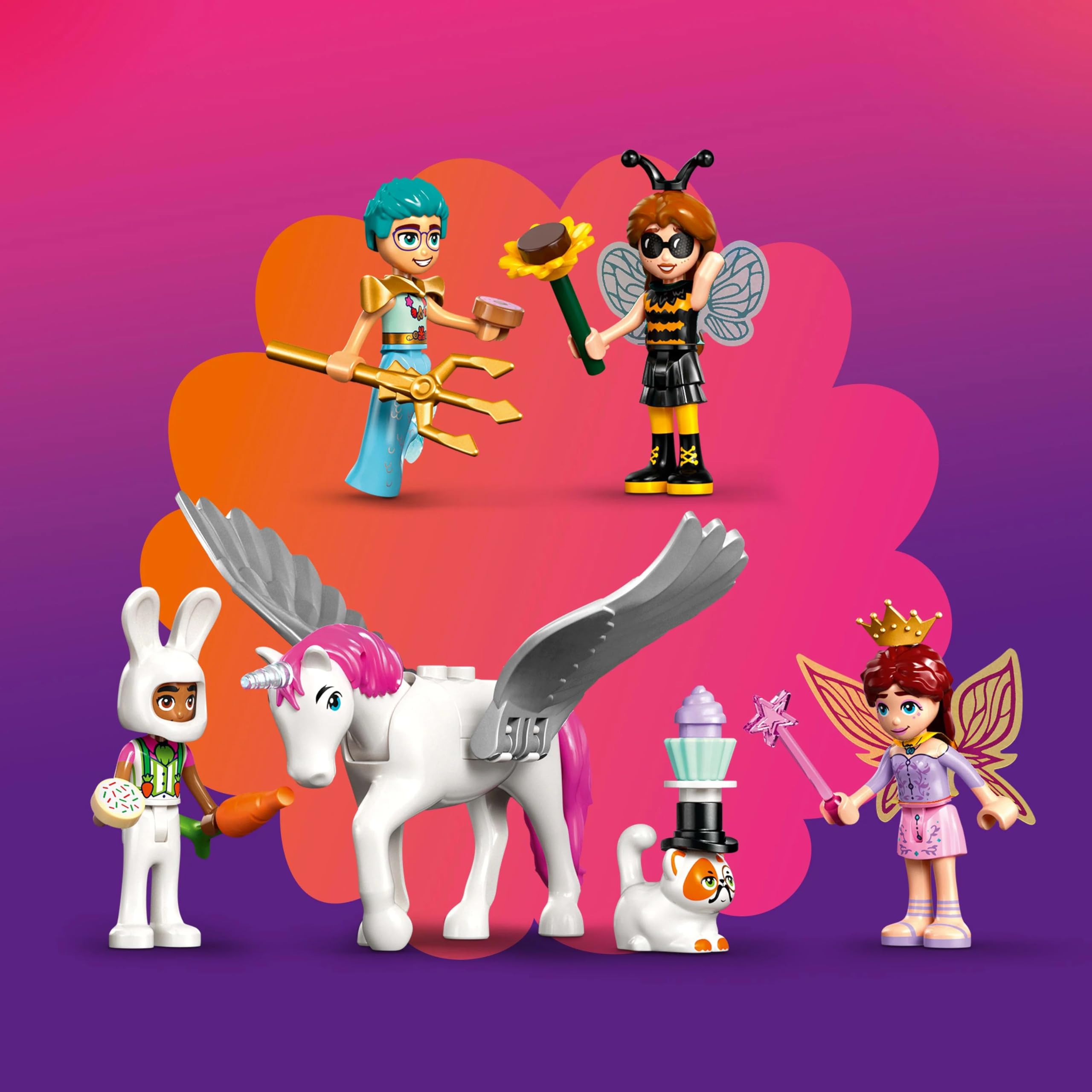 LEGO Friends Costume Party with Unicorn & Fairy - Building Playset for 6+ Year Olds