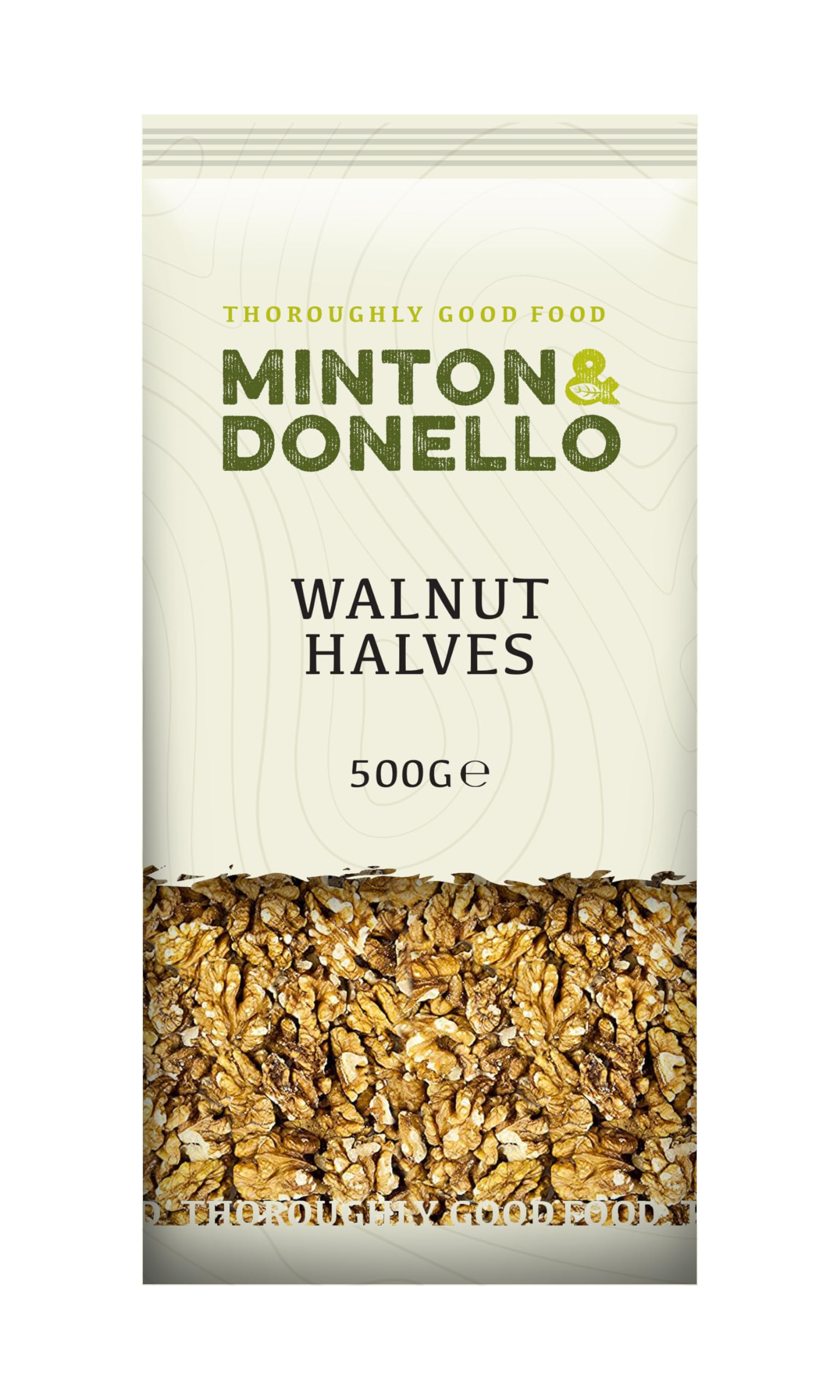 Minton & Donello - Walnut Halves Unsweetened 500g