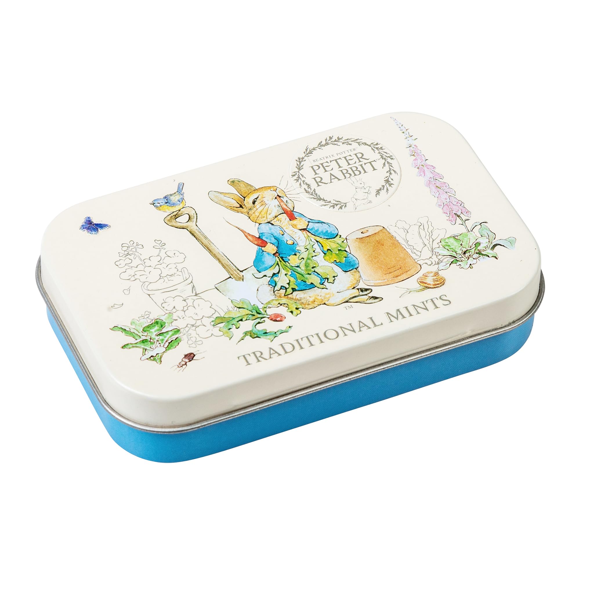 New English Teas Beatrix Potter - Peter Rabbit Sugar Free Mints in Collectible Tin 35g
