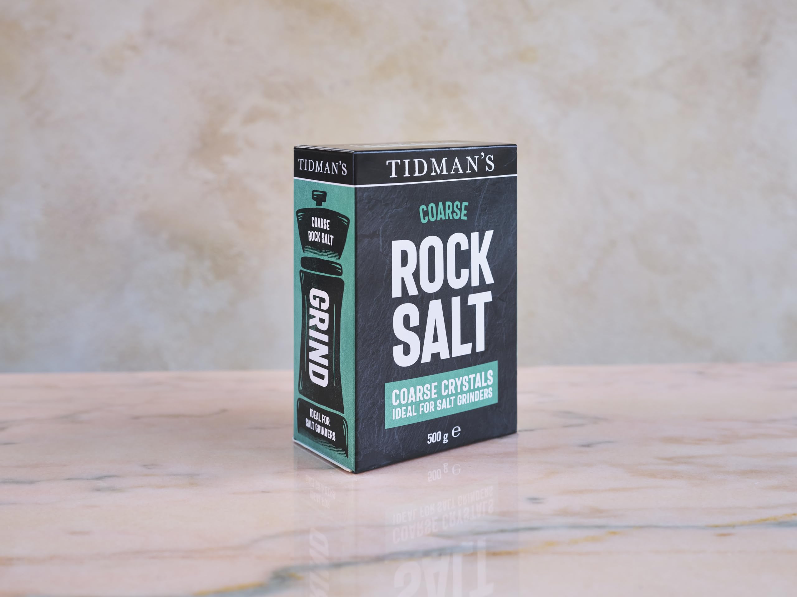 Tidmans Natural Rock Salt - Coarse Crystals for Grinders | 500g 3