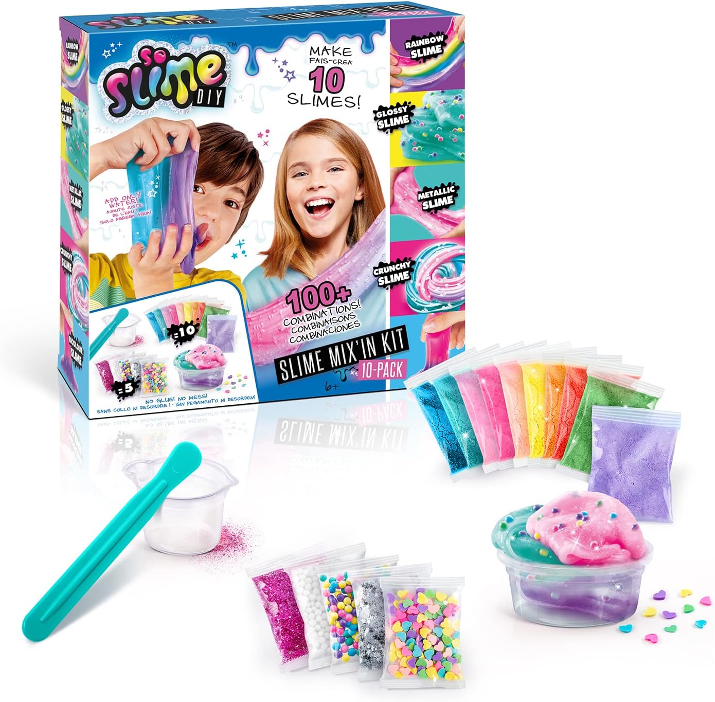 So Slime DIY Mix'in Kit 10 Pack - Create 10 Slimes with 100+ Combinations