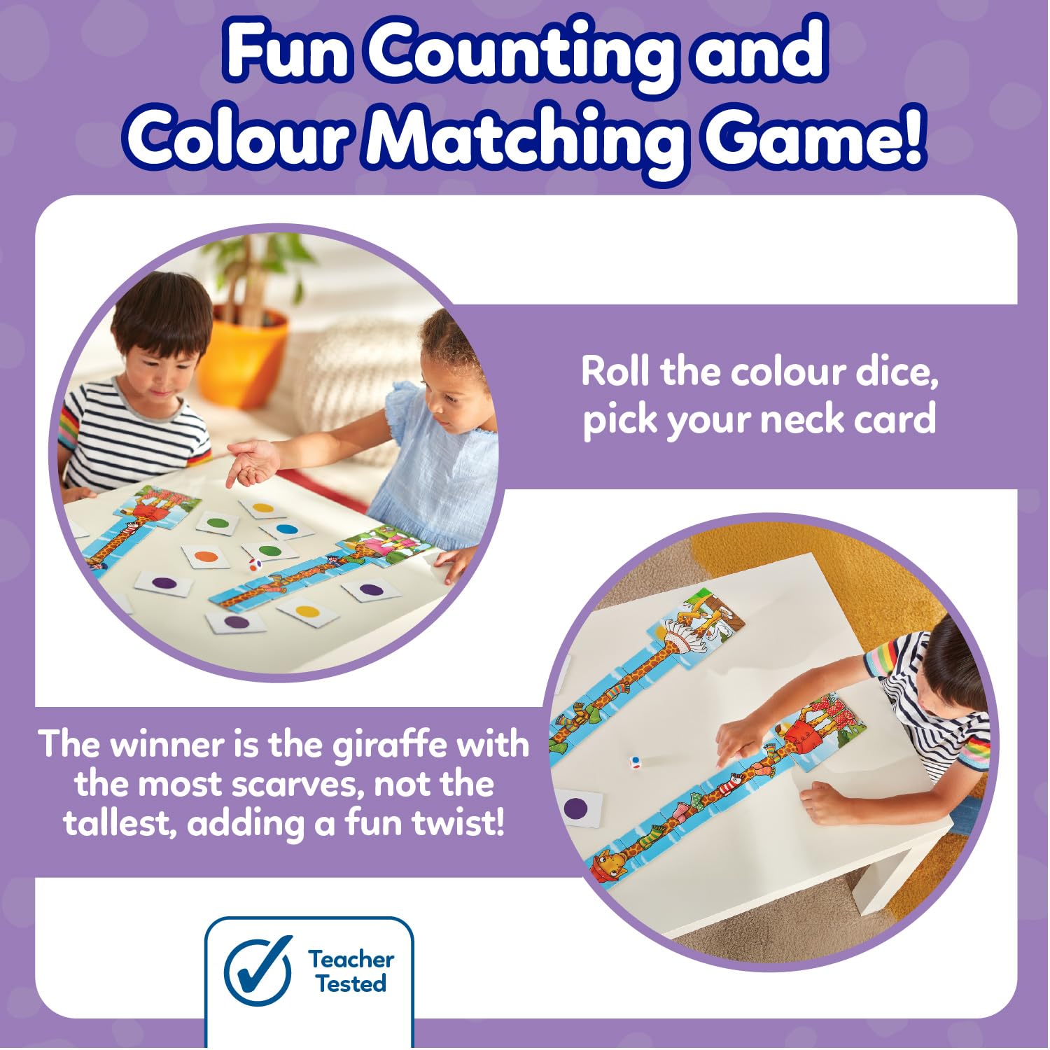 Orchard Toys Giraffes in Scarves Board Game 10