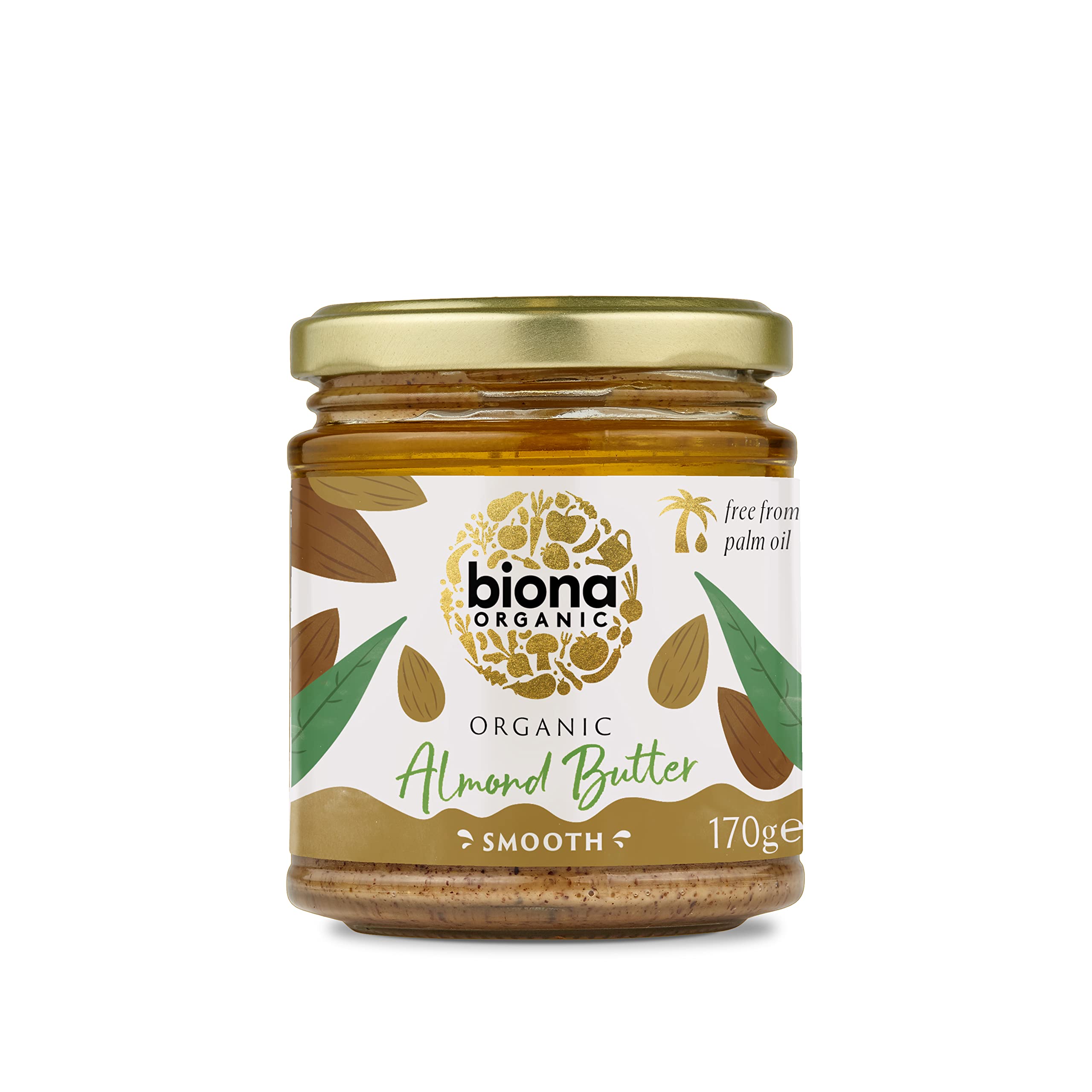 Biona Organic Almond Butter Smooth, 170g 4