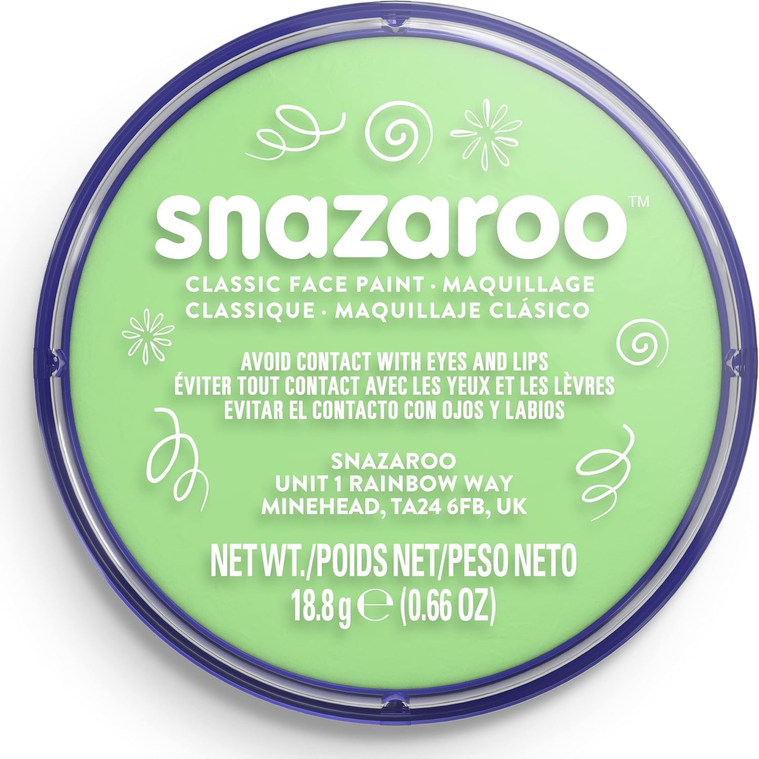 Snazaroo - Pale Green Classic Face and Body Paint (18ml) 6