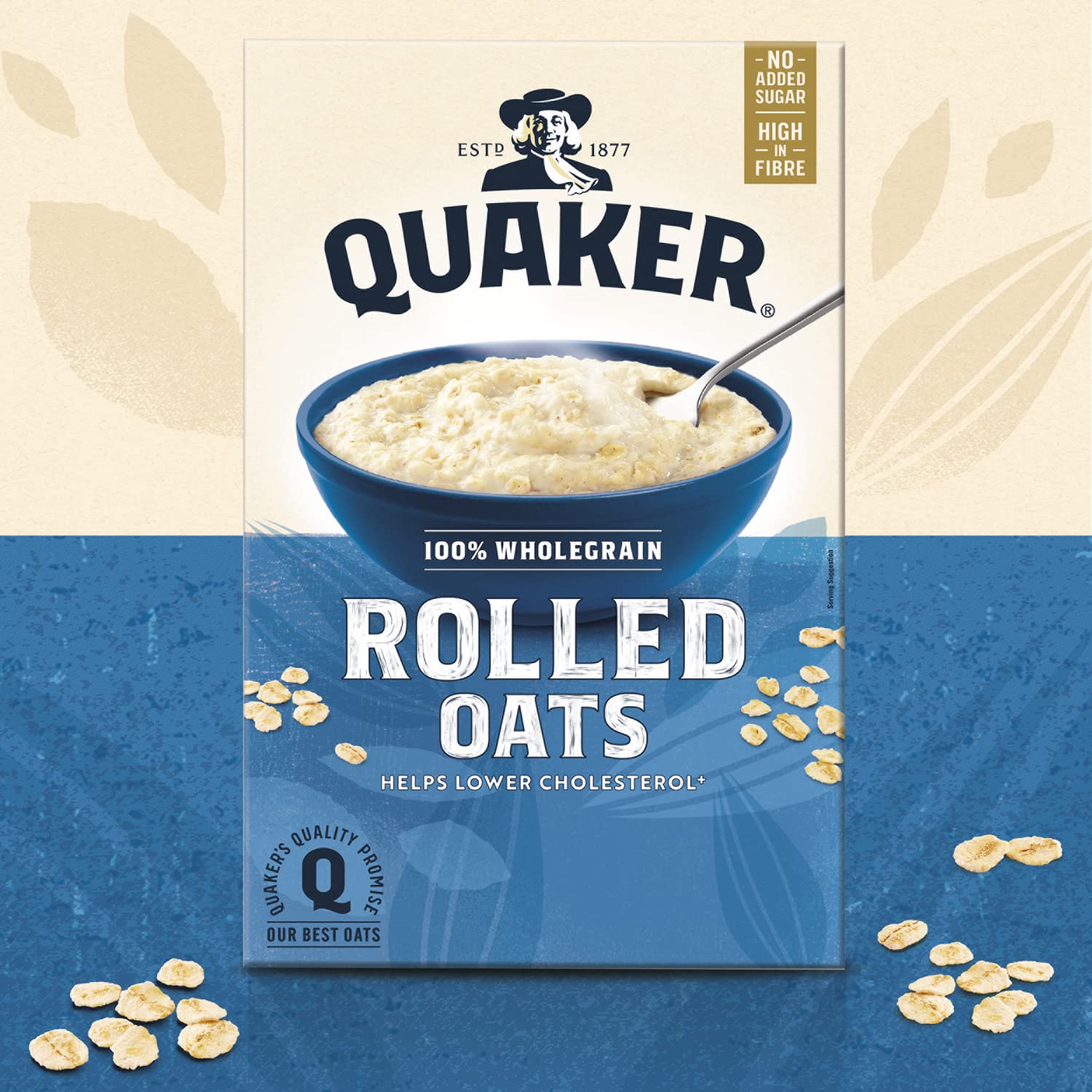 Quaker Rolled Porridge Oats, 500 g 3