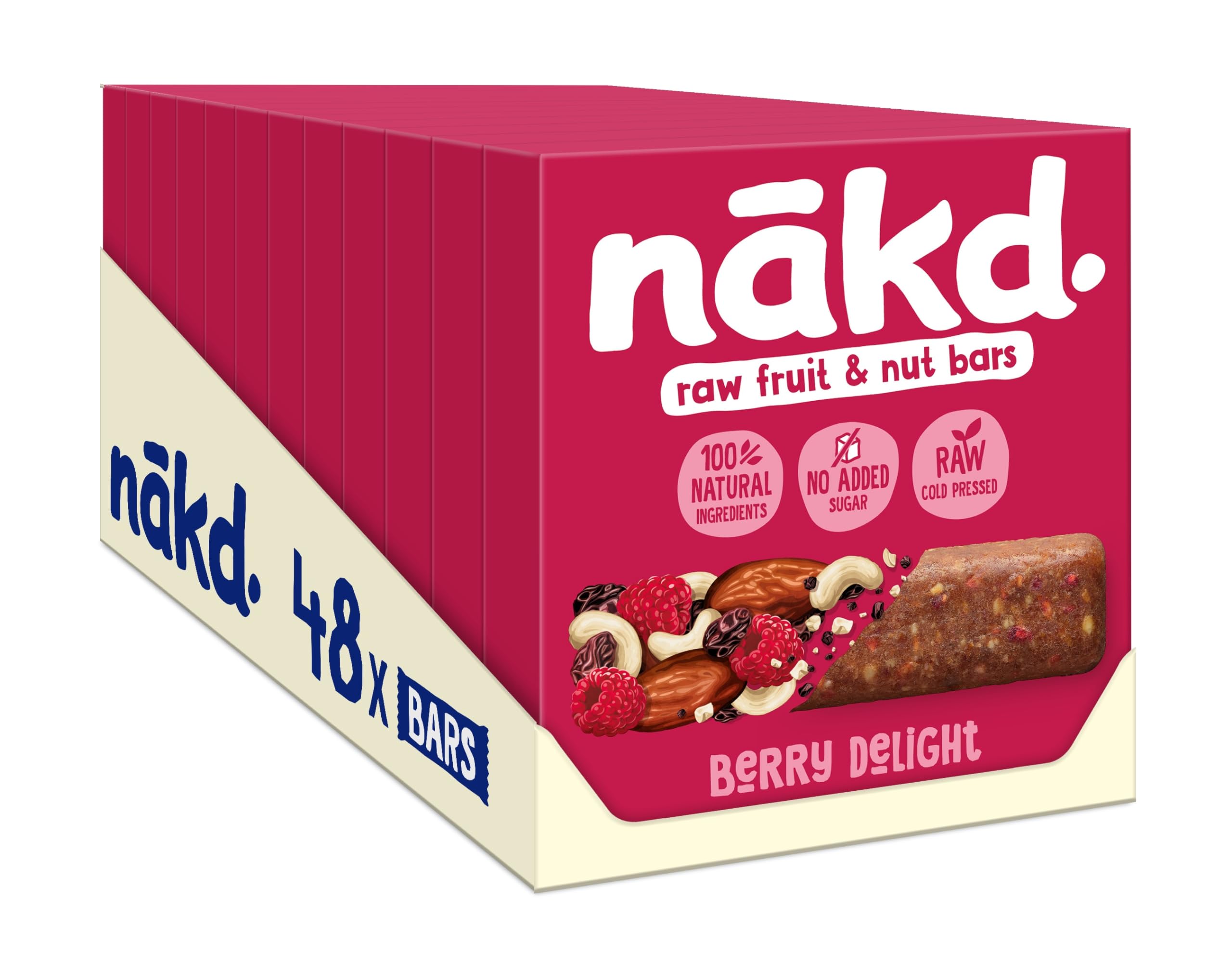 Nakd Berry Delight 35g Fruit & Nut Snack Bar - Case of 48 Raw, Vegan, Gluten-Free Bars 5