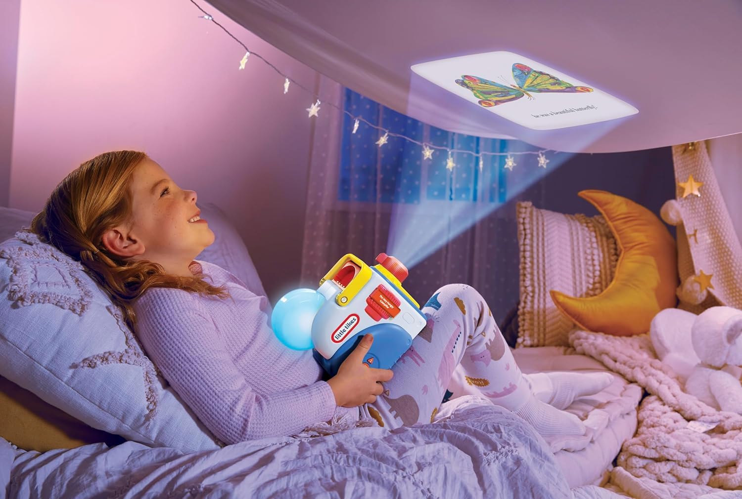 Little Tikes Story Dream Machine Collection - 3 Eric Carle Stories & Light-Up Caterpillar - Ages 3+ 6