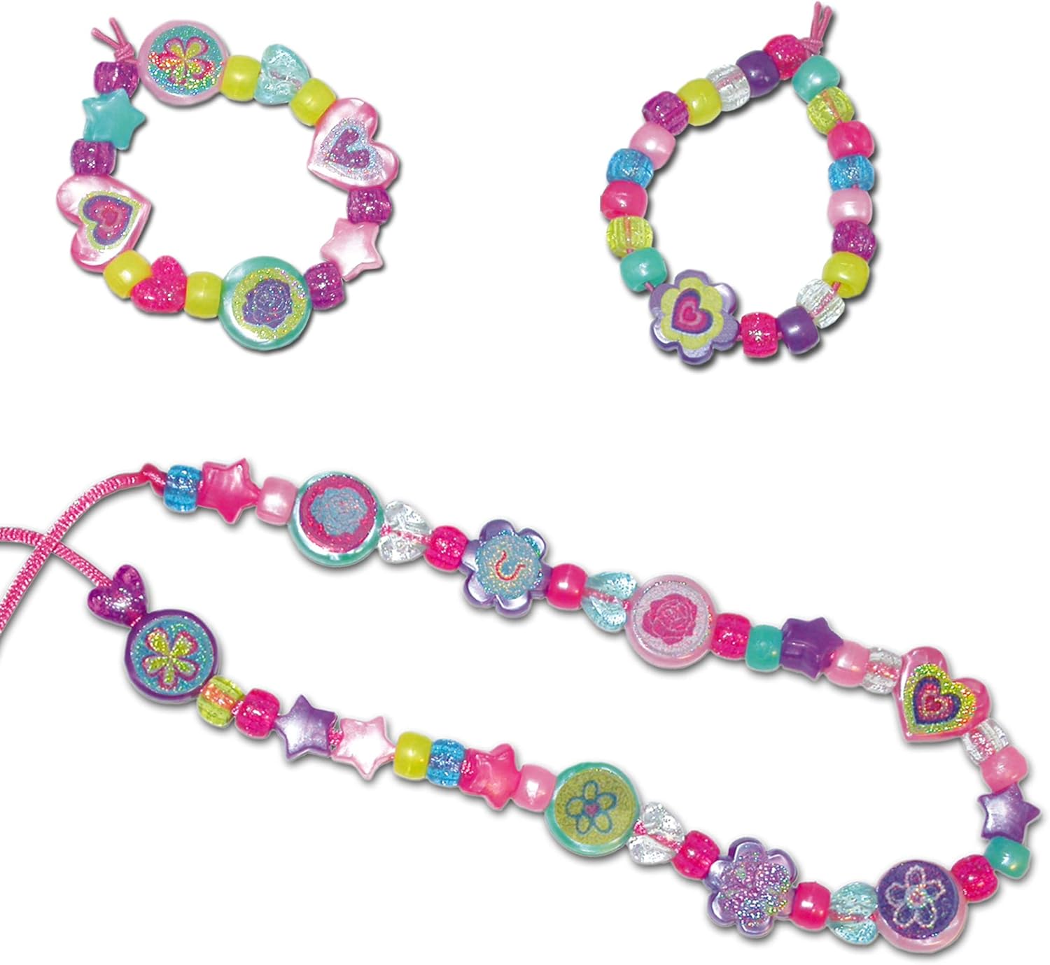 Galt Sparkle Jewellery Craft Kit - Arts & Crafts Set for Kids Ages 5+ 12