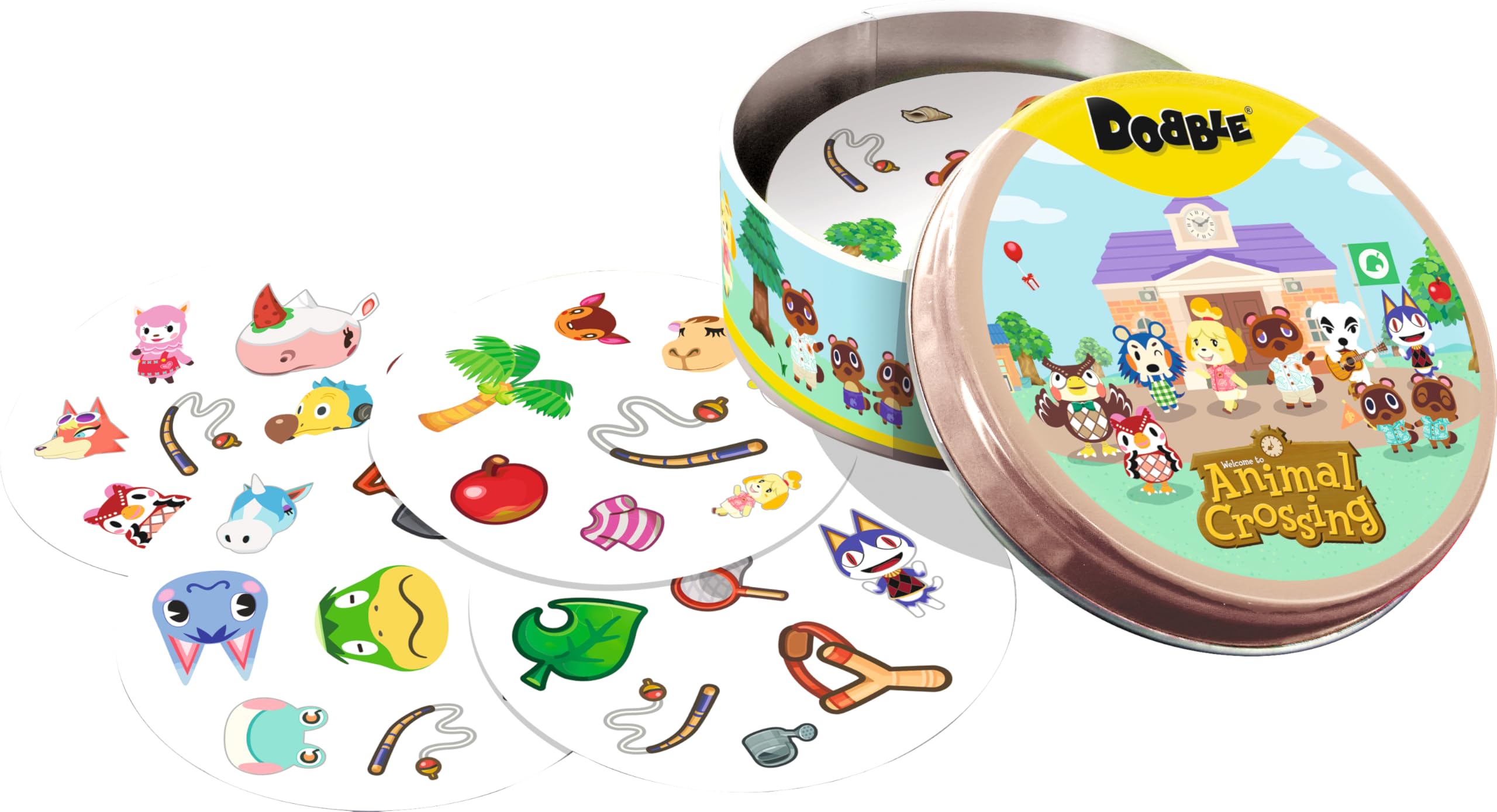 Asmodee Dobble Animal Crossing Family Card Game for 2-8 Players, Ages 4+ 4