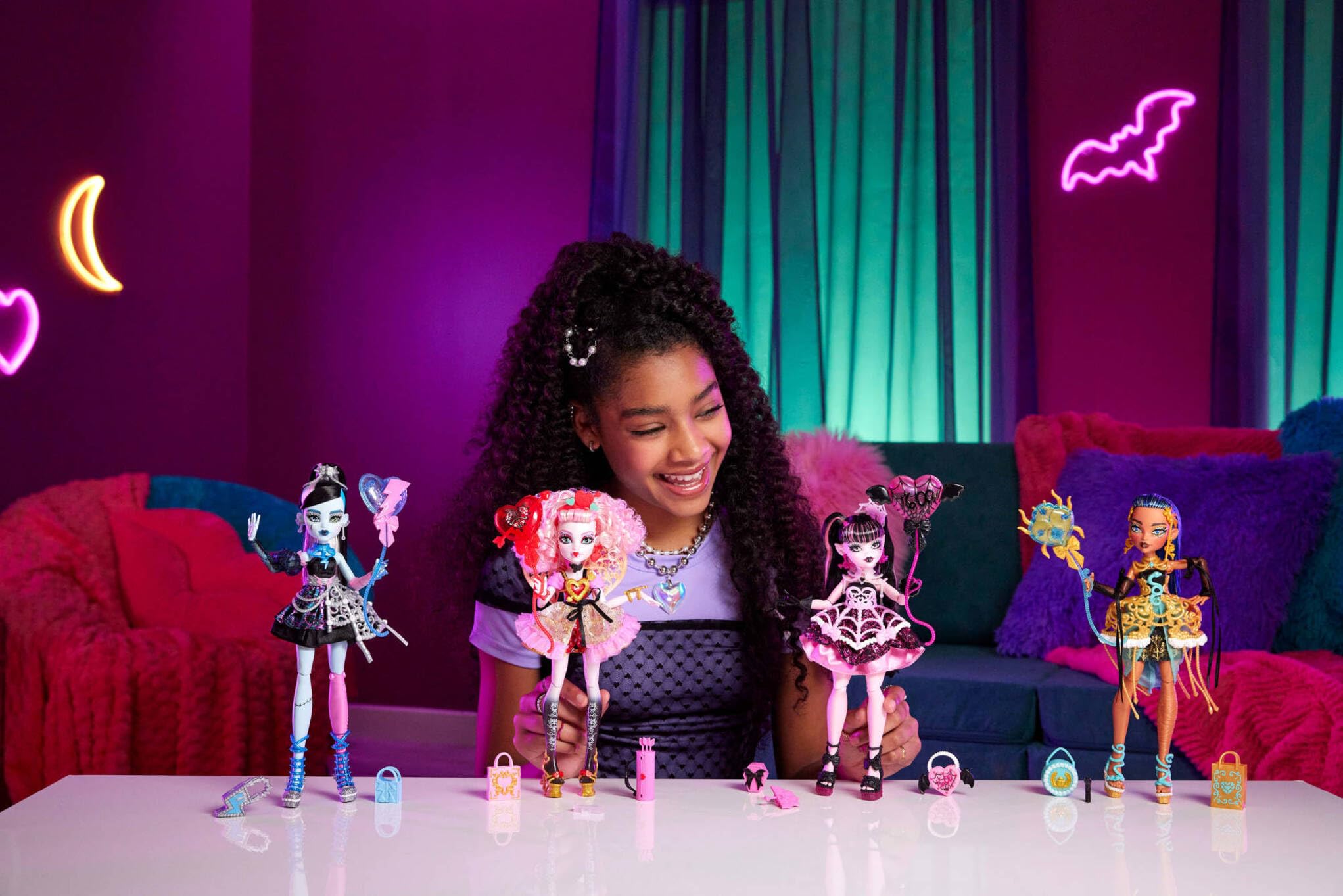 Monster High Frankie Stein Doll - Scary Sweet Birthday Edition | 11.4173 in | Ages 4+