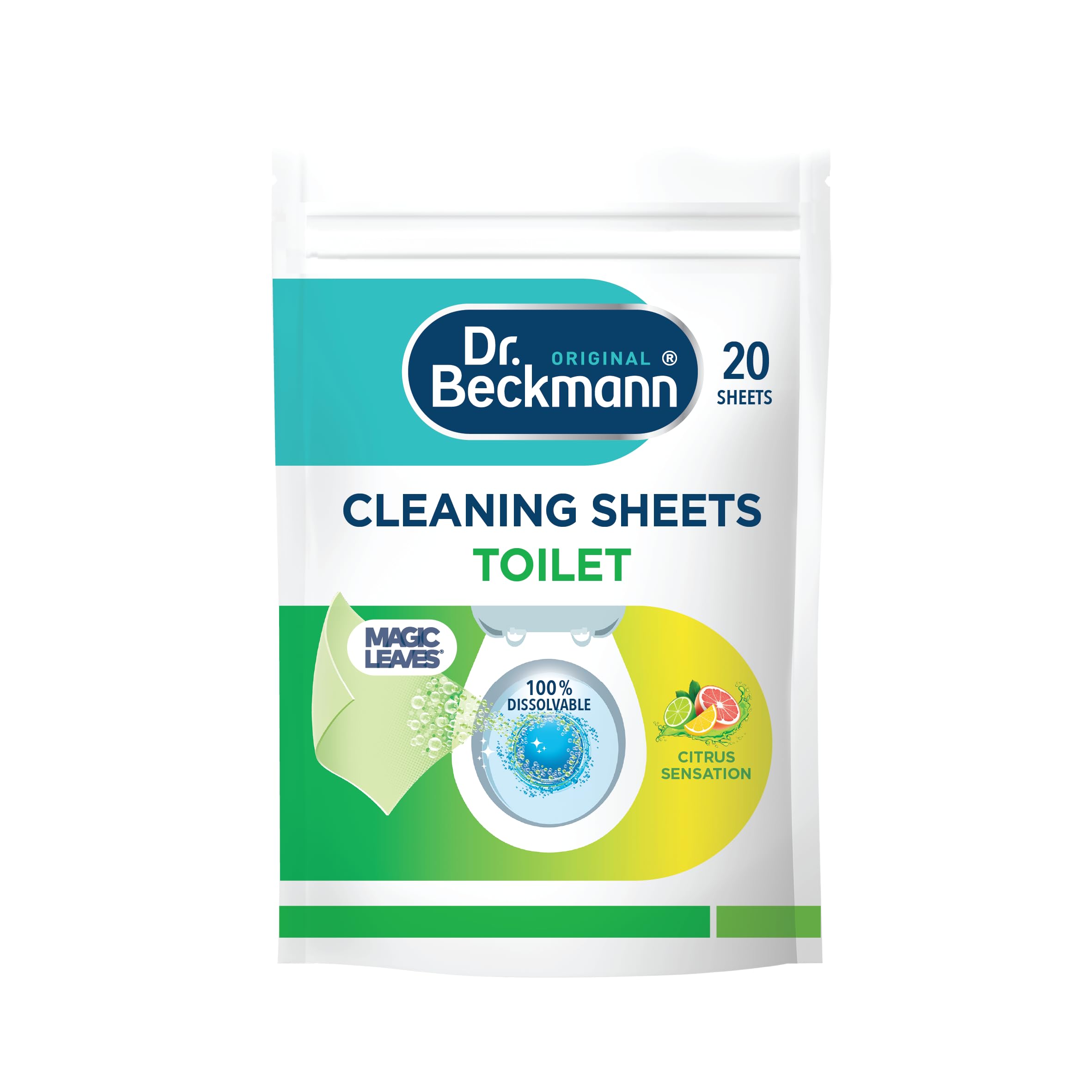 Dr. Beckmann - Toilet Cleaning Sheets for Easy Everyday Hygienic Cleaning