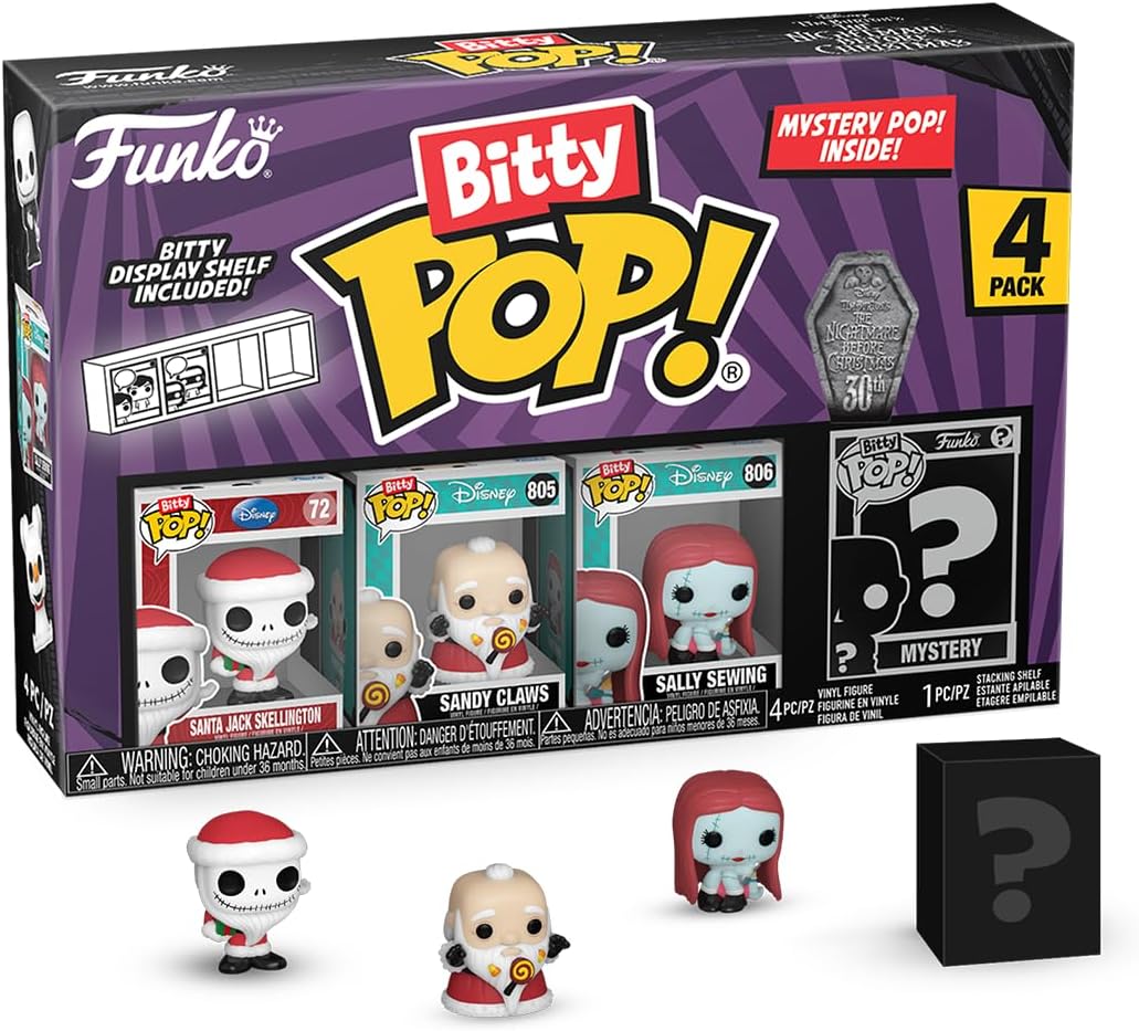 Funko Bitty POP! The Nightmare Before Christmas - Santa Jack Vinyl Figure