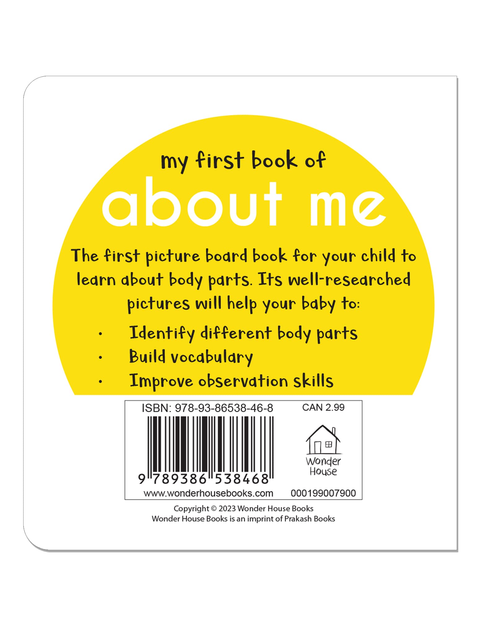 Wonder House My First Book Of About me - First Edition Board Book | English