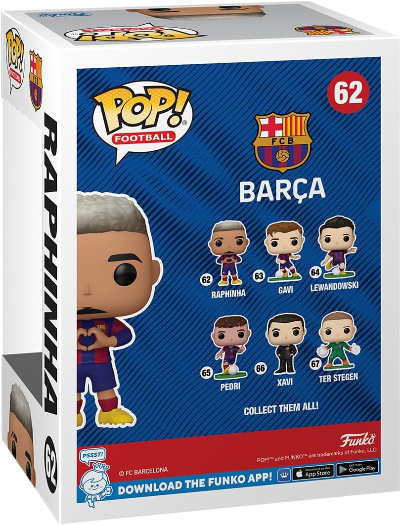 Funko Pop! Football: Raphinha - Barcelona FC Vinyl Figure (72234) 4