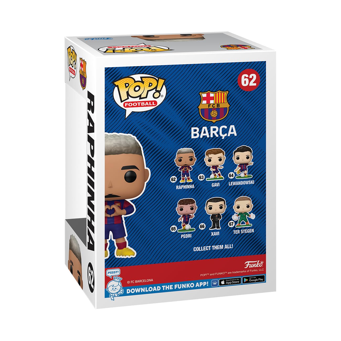 Funko Pop! Football: Raphinha - Barcelona FC Vinyl Figure (72234) 10
