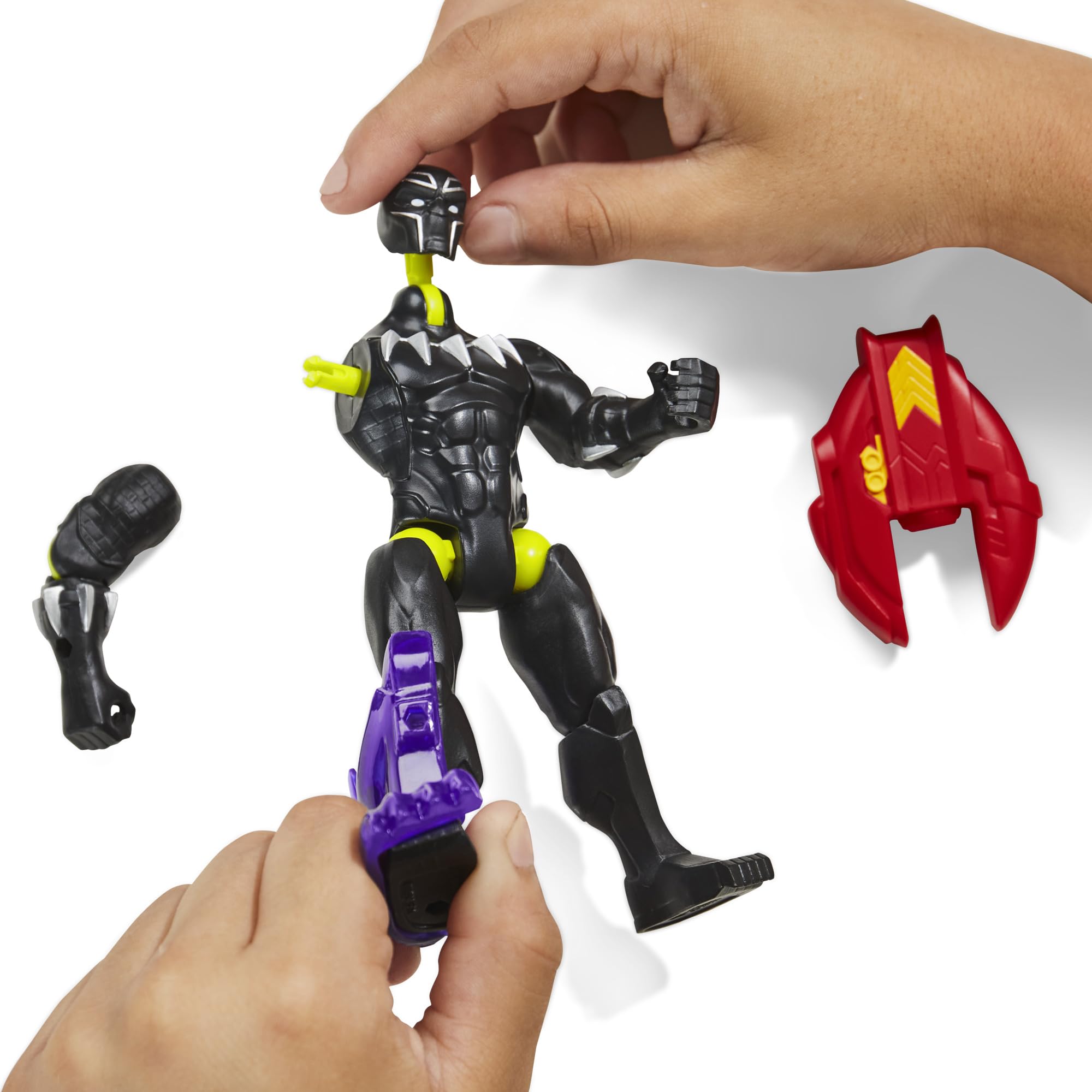 Marvel Black Panther MixMashers Action Figure - Mix & Match Super Hero Toy for Kids 4