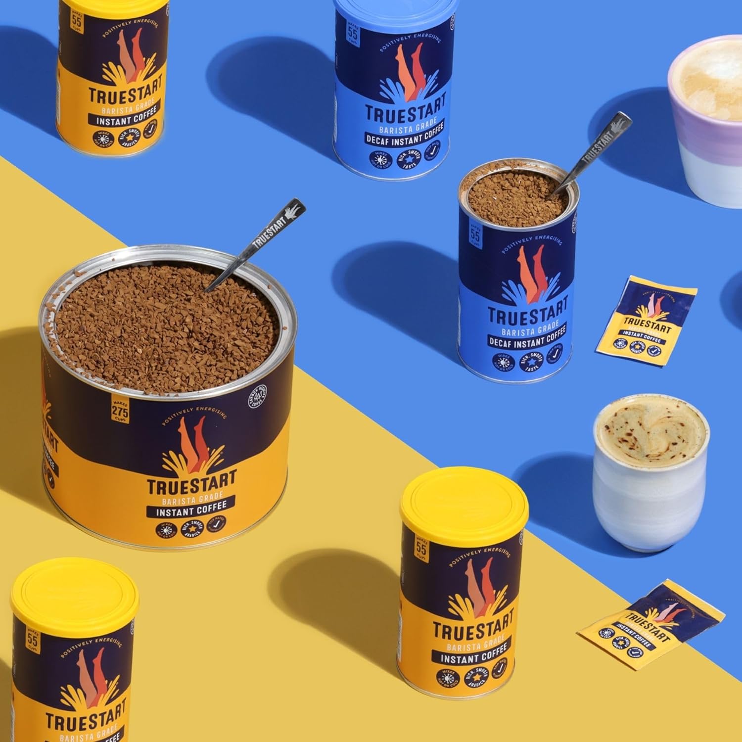 TrueStart Barista Grade DECAF Instant Coffee - 360g (200 Sachets) 3