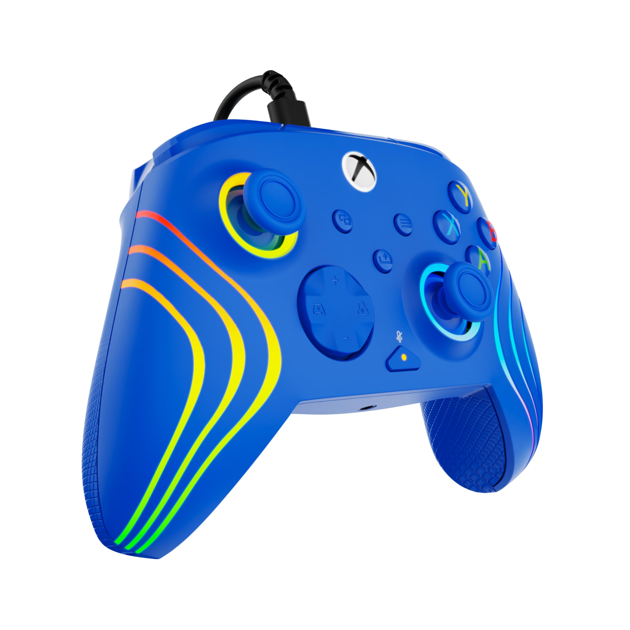 Turtle Beach Afterglow Wave Blue Wired RGB Gaming Controller with Mappable 8