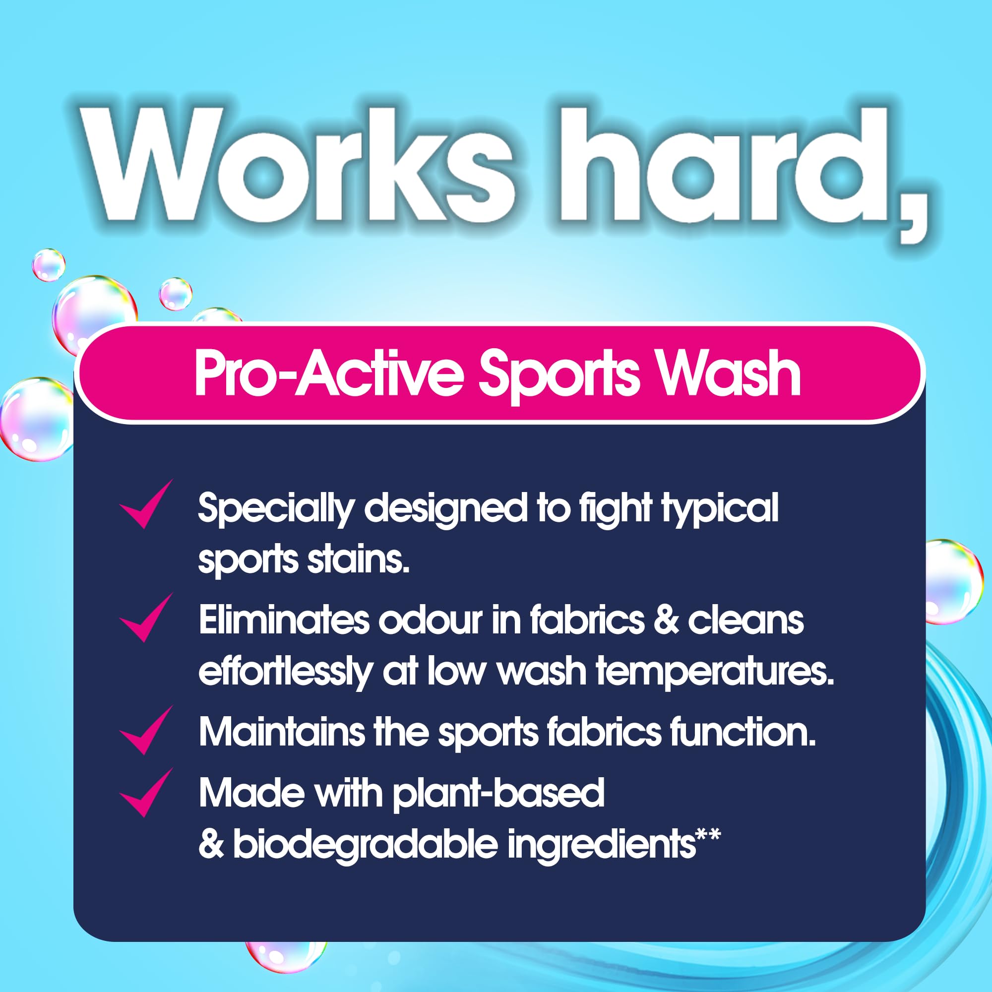 Ecozone Pro-Active Sports Wash - Ultra Concentrated Laundry Liquid Detergent 5