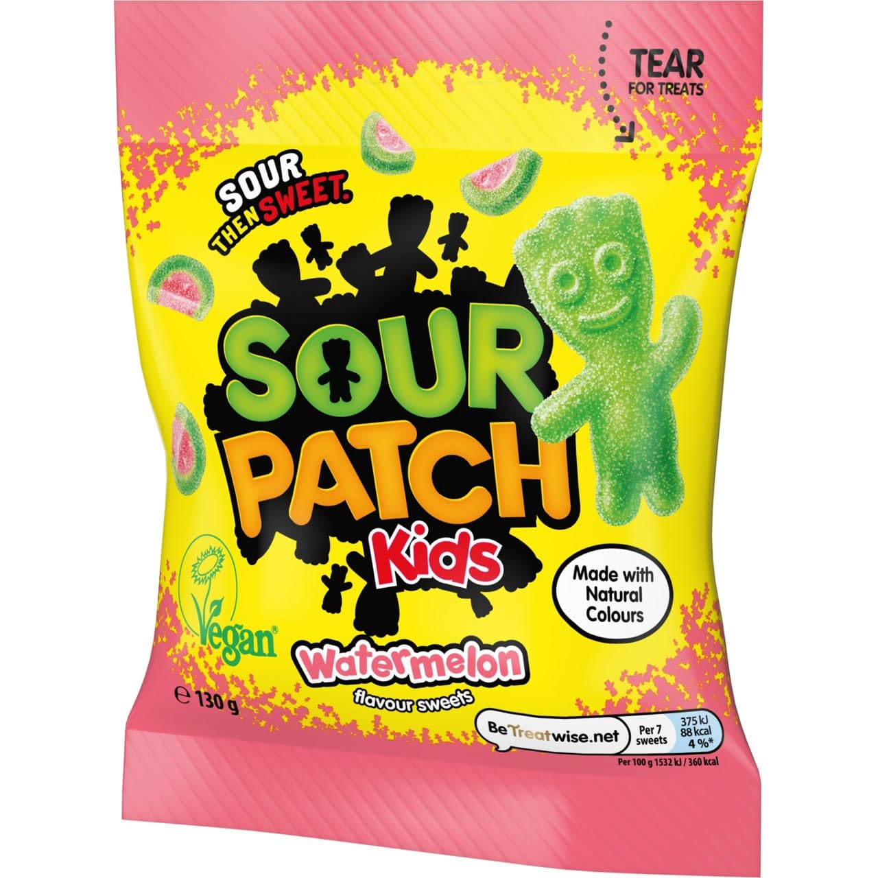 Sour Patch Kids Watermelon Flavoured Sour Sweets - 90g 4