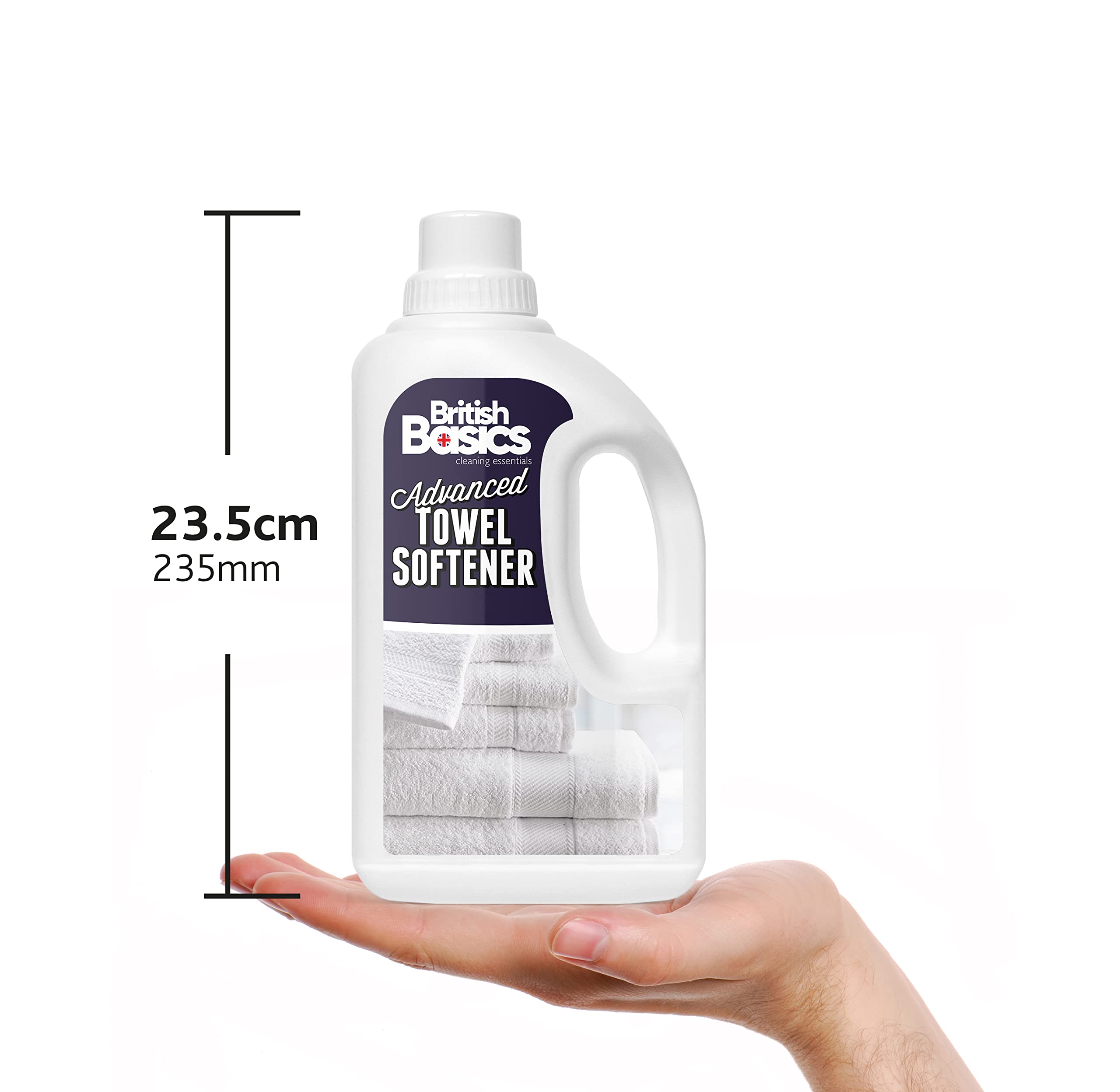 BritishBasics - Towel Softener 500ml | Improves Absorbency & Restores Natural Softness 4