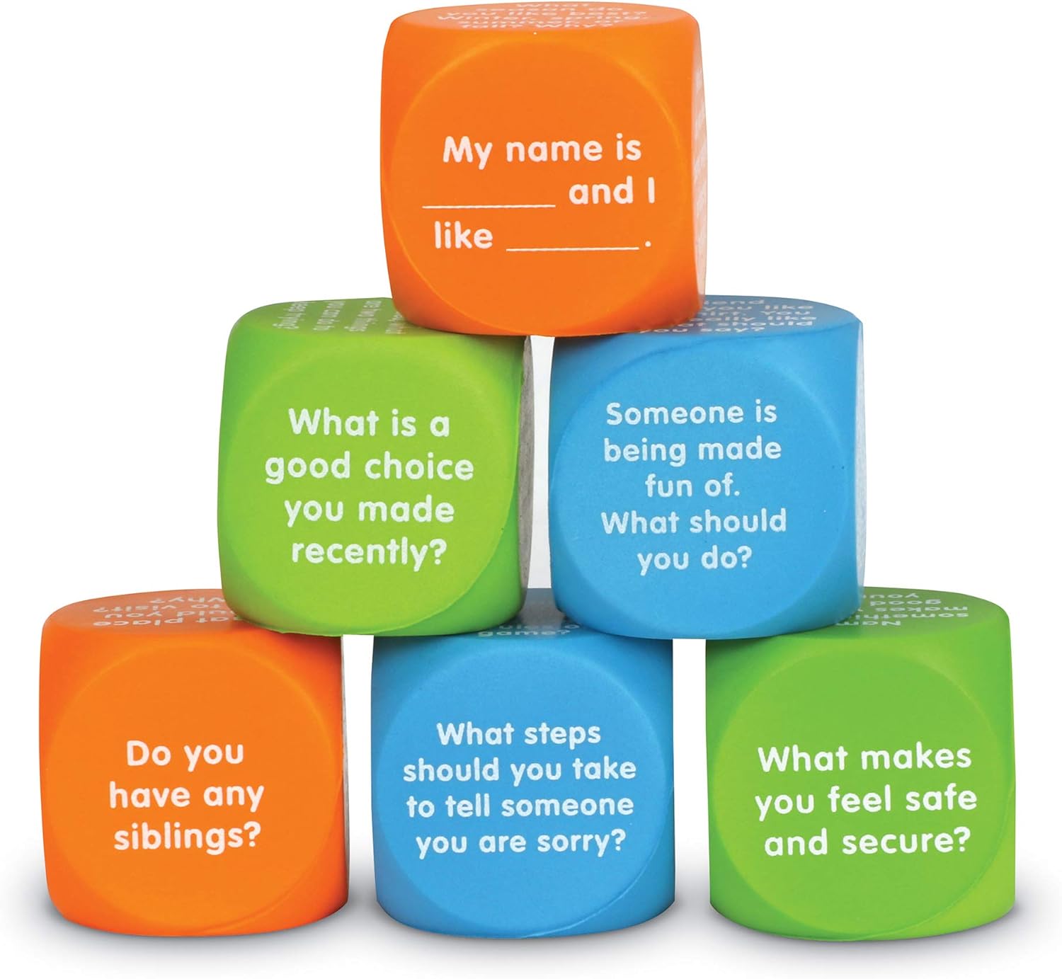 Learning Resources Let’s Talk SEL Cubes - Educational Social-Emotional Learning Game for Kids Ages 5-9