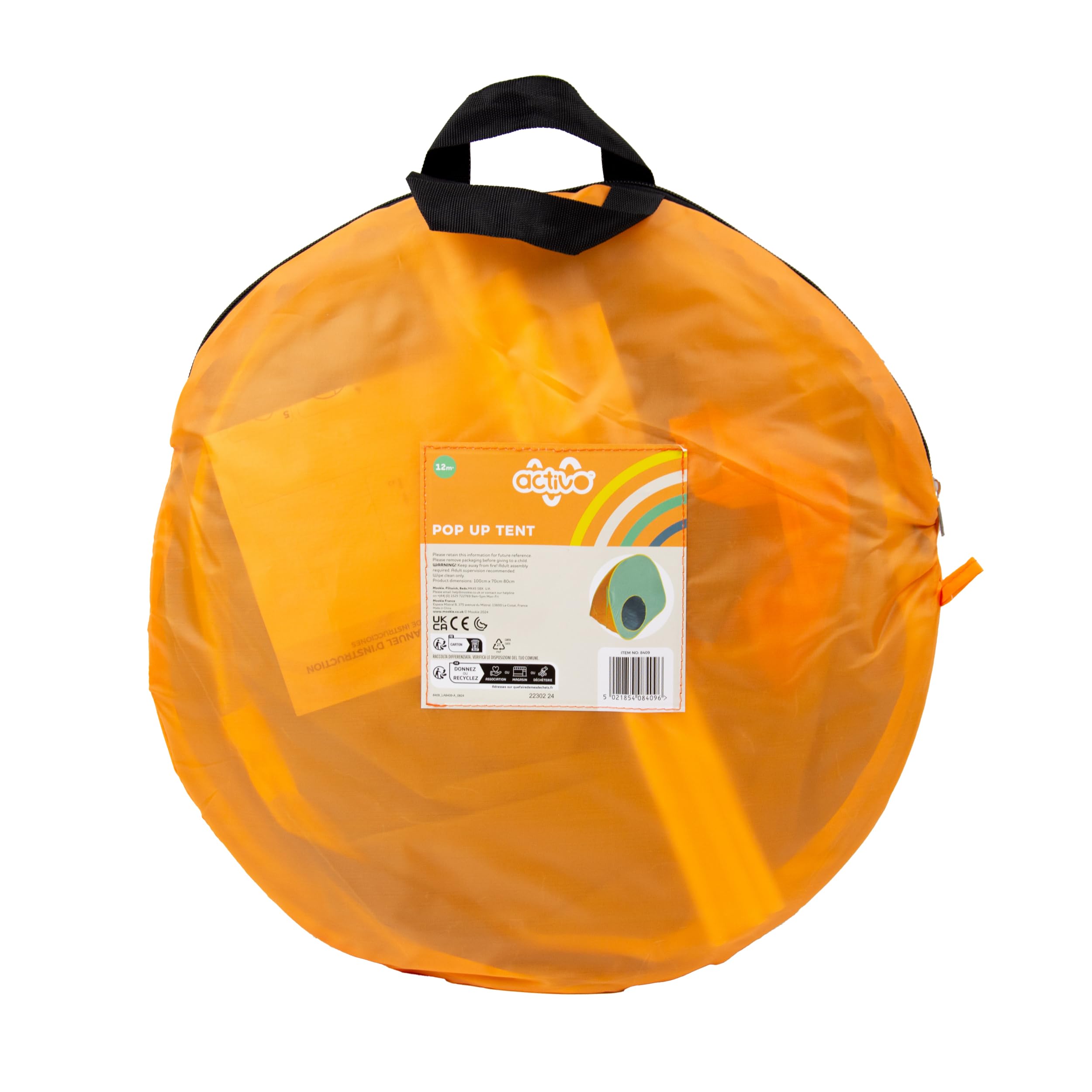 Activo Pop Up Tent for Babies & Toddlers 12+ Months – Instant Setup Play Tent for Indoor & Outdoor Use 4