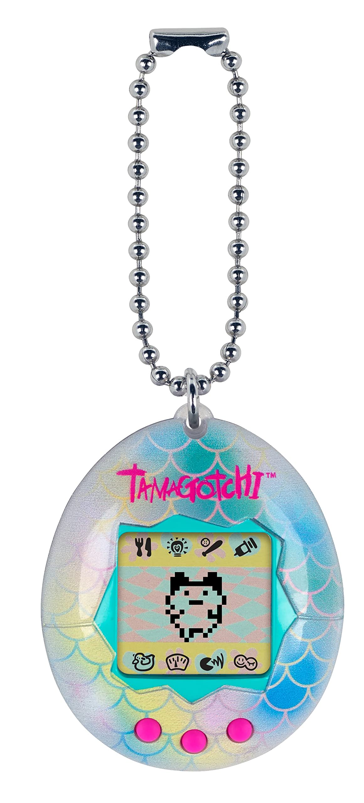 Bandai Tamagotchi Original Mermaid Shell - Retro Virtual Pet Toy for Kids & Adults 8+