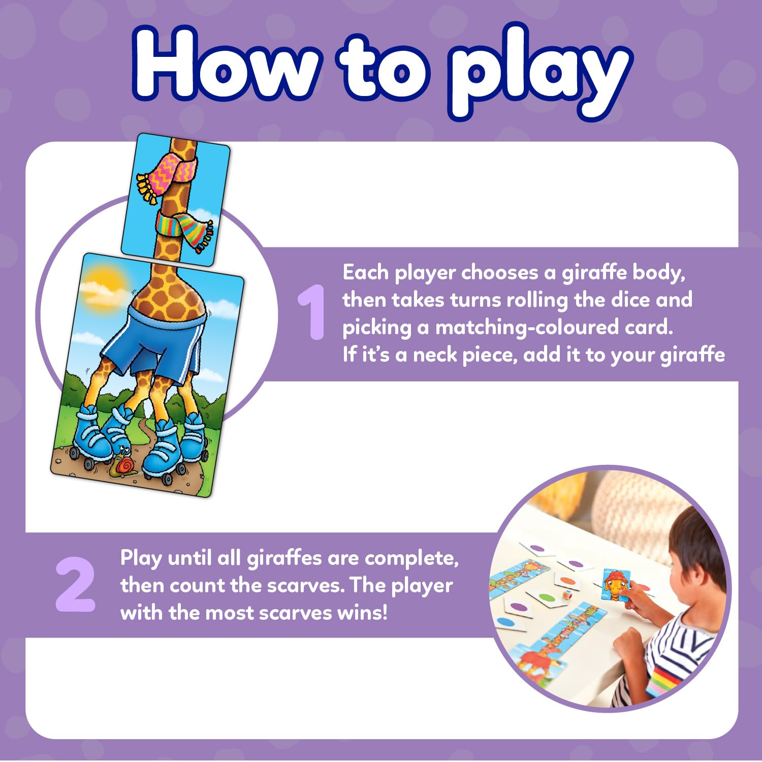 Orchard Toys Giraffes in Scarves Board Game 11