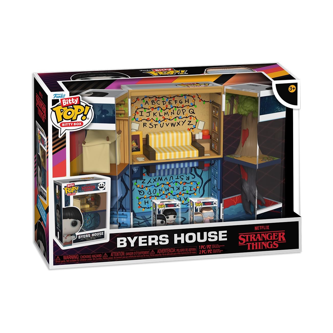 Funko Bitty Pop! Bitty Boxes: Stranger Things - Byers House Playset with 2 Bitty Pop! Figures