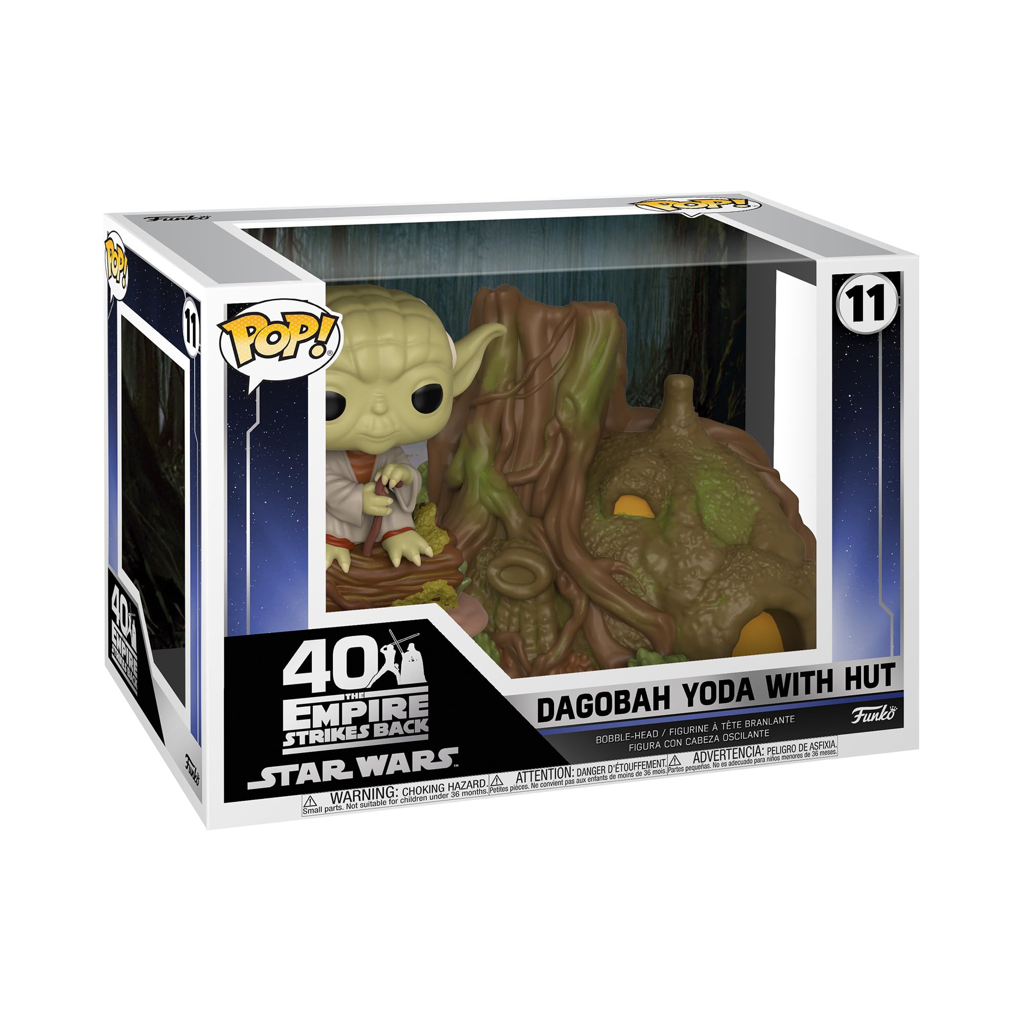 Funko POP! Town: Star Wars - Yoda's Hut Collectible Figure | Vinyl | Multicolor