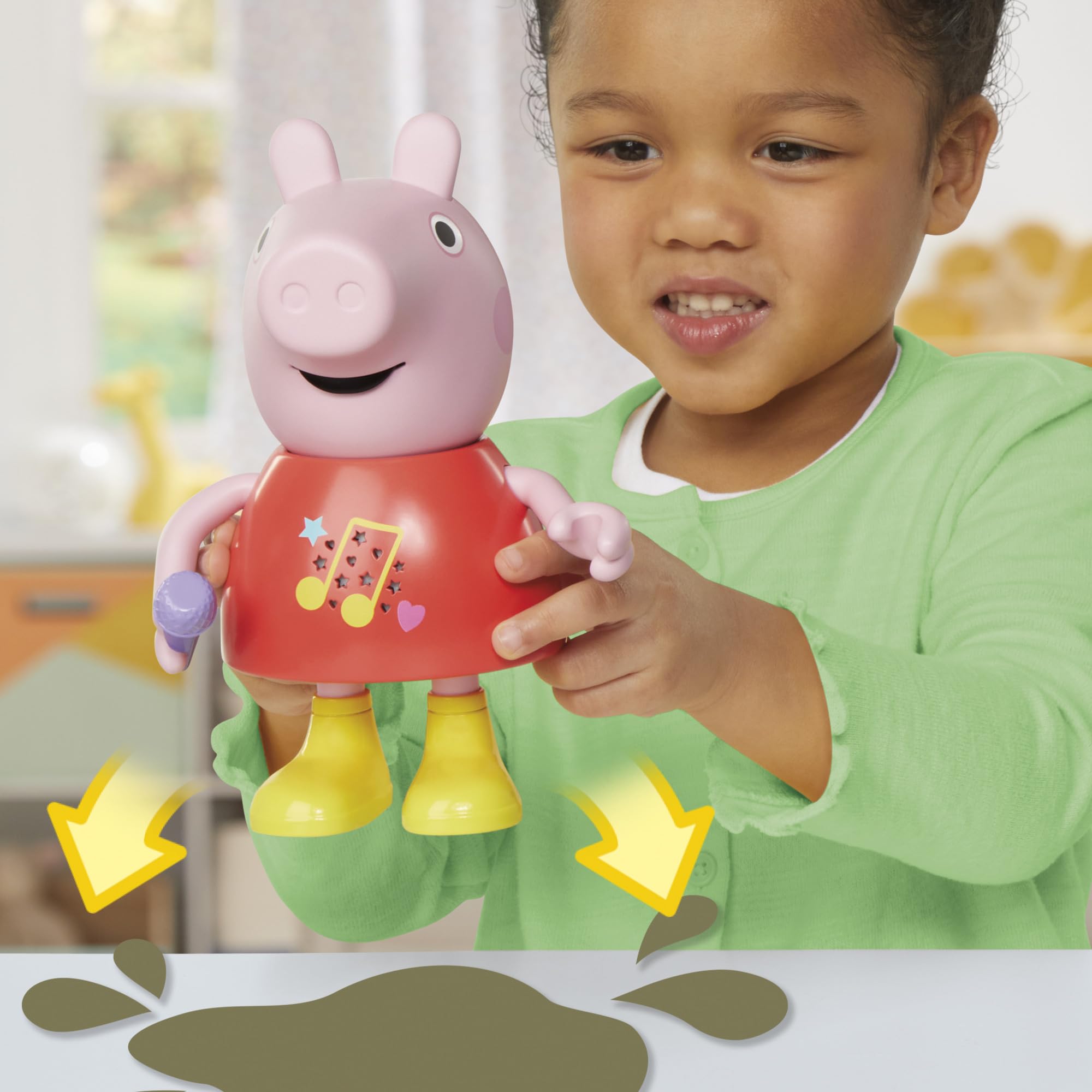 Peppa Pig Talk & Sing Interactive Doll - Muddy Puddles & Party Mode, 20 cm 8