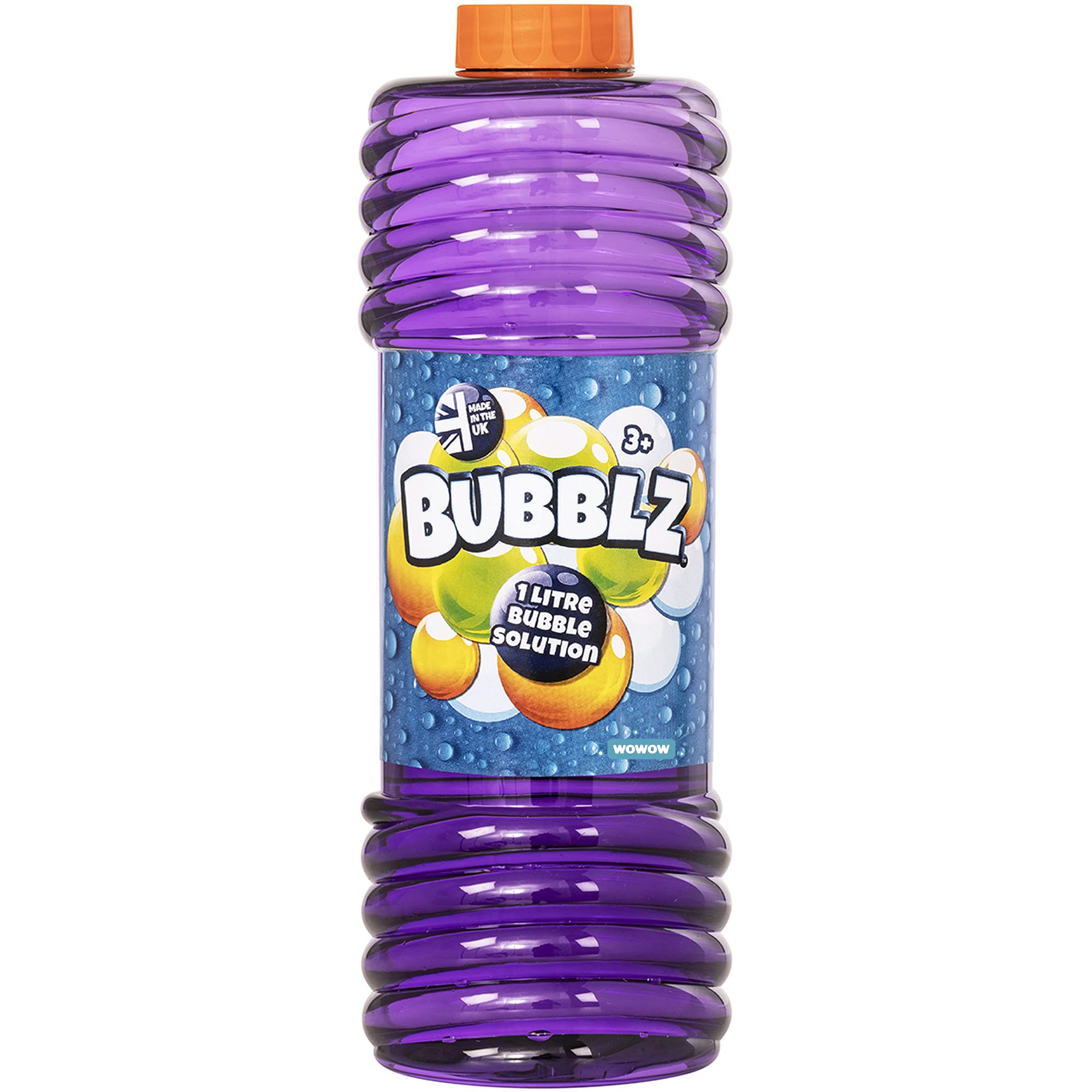 Bubblz 1 Litre Bubble Solution Refill - Universal for Bubble Machines & Guns, Ages 3+ 4