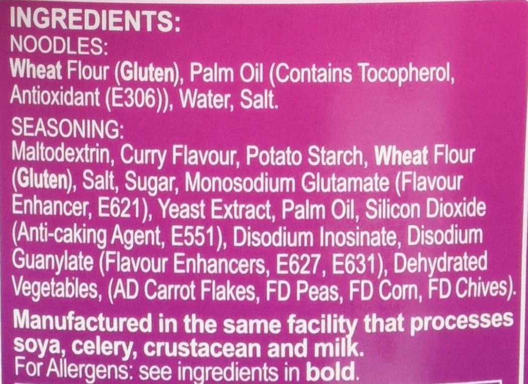 Ko-lee Go Cup Noodles Curry Flavour 65g (Pack of 12) 3