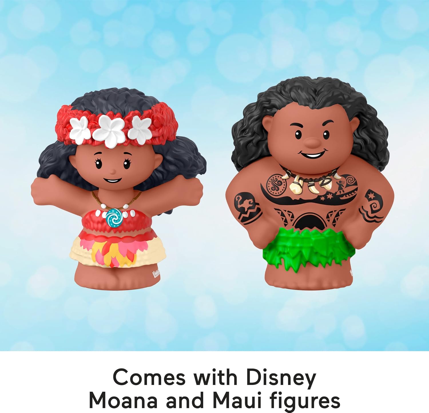 Disney Princess Moana & Maui's Canoe by Little People - Interactive Playset for Toddlers 18M+