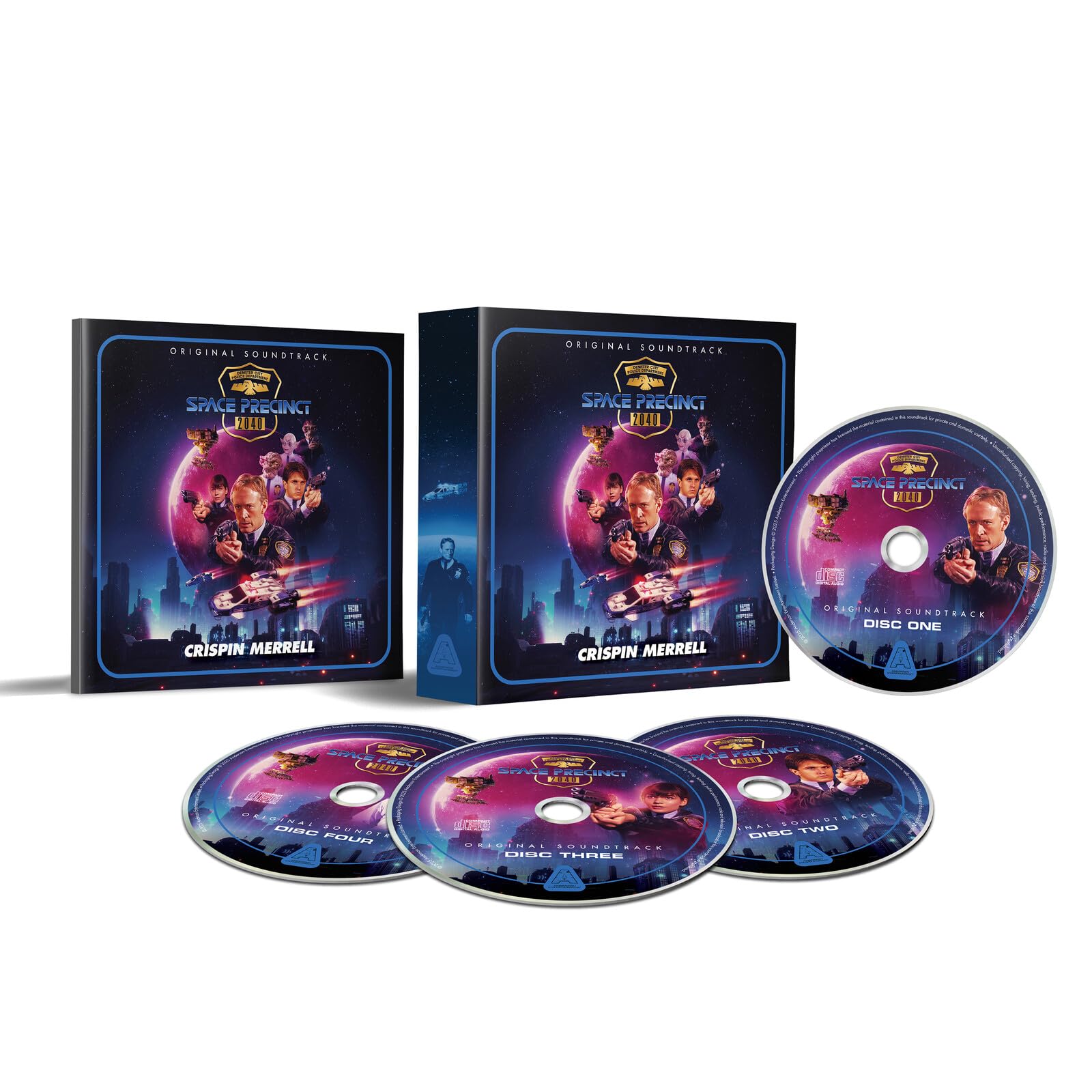 Crispin Merrell - Space Precinct (Original Soundtrack) [4-Disc Box Set CD]