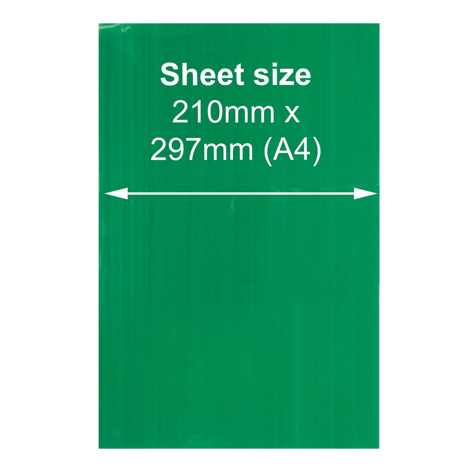Baker Ross - EK5452 Coloured Cellophane Sheets for Art & Craft, A4, 36-Sheet Pack 4