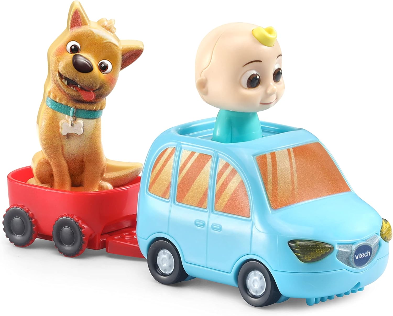 VTech Toot-Toot Drivers CoComelon JJ's House Track Set - Interactive Musical Playset for Toddlers 4