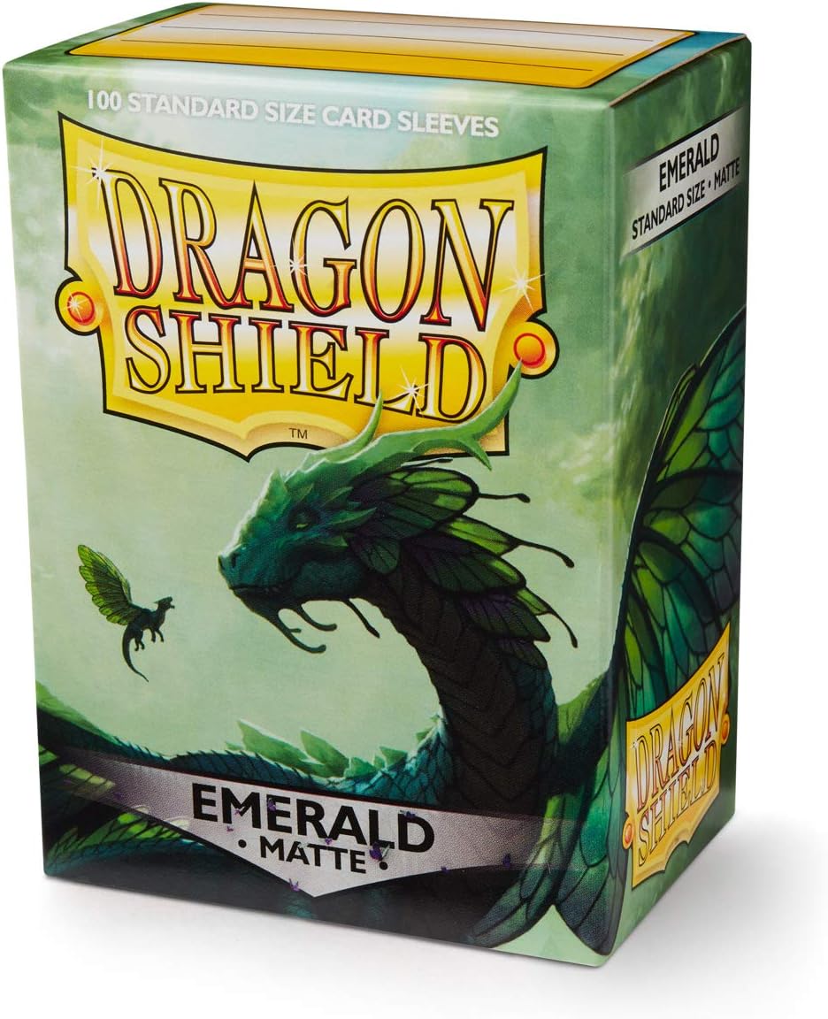 Arcane Tinmen Dragon Shield Matte - Emerald (100ct in Box)