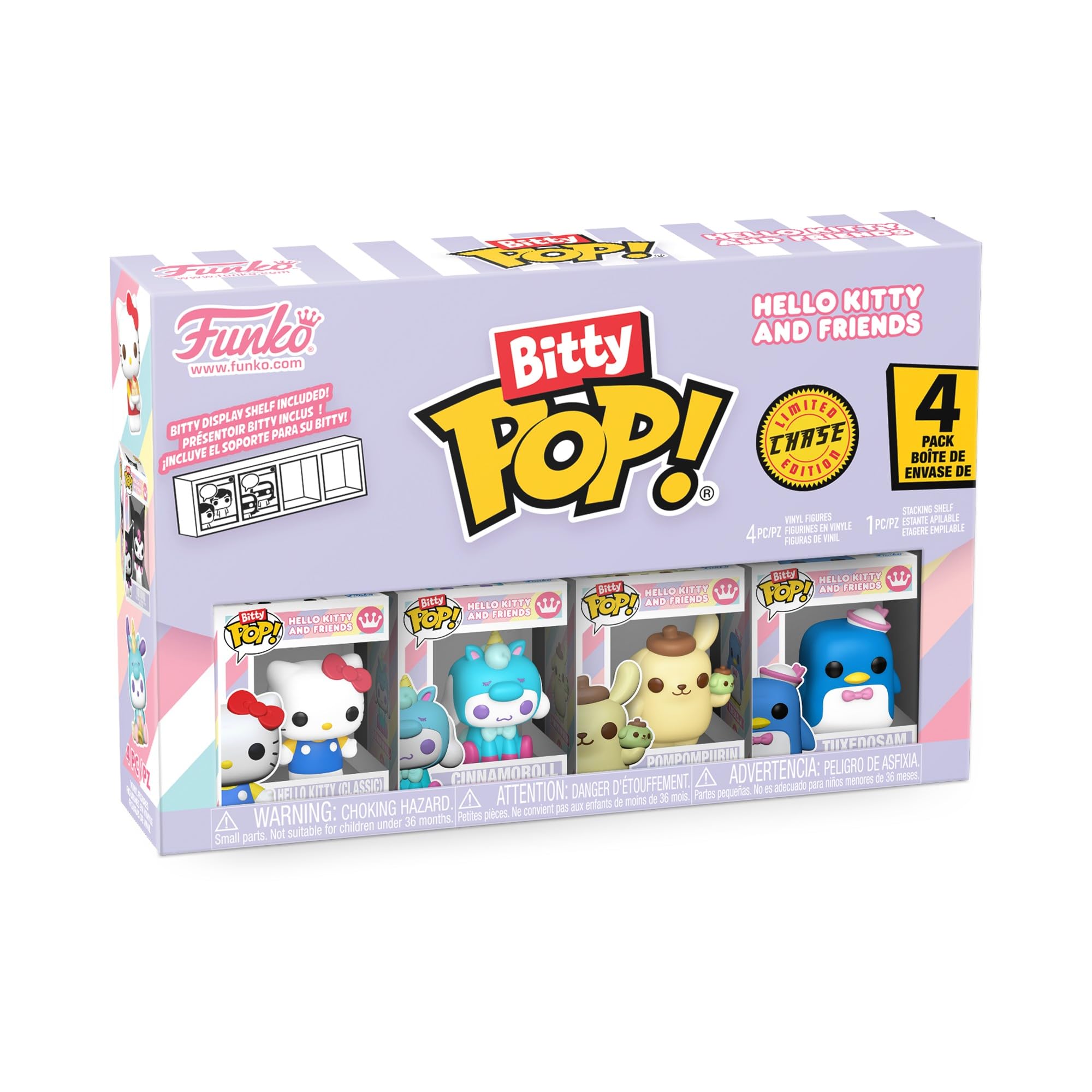Funko Bitty Pop! Hello Kitty Vinyl Mini Figures 4-Pack with Mystery Mini Figure