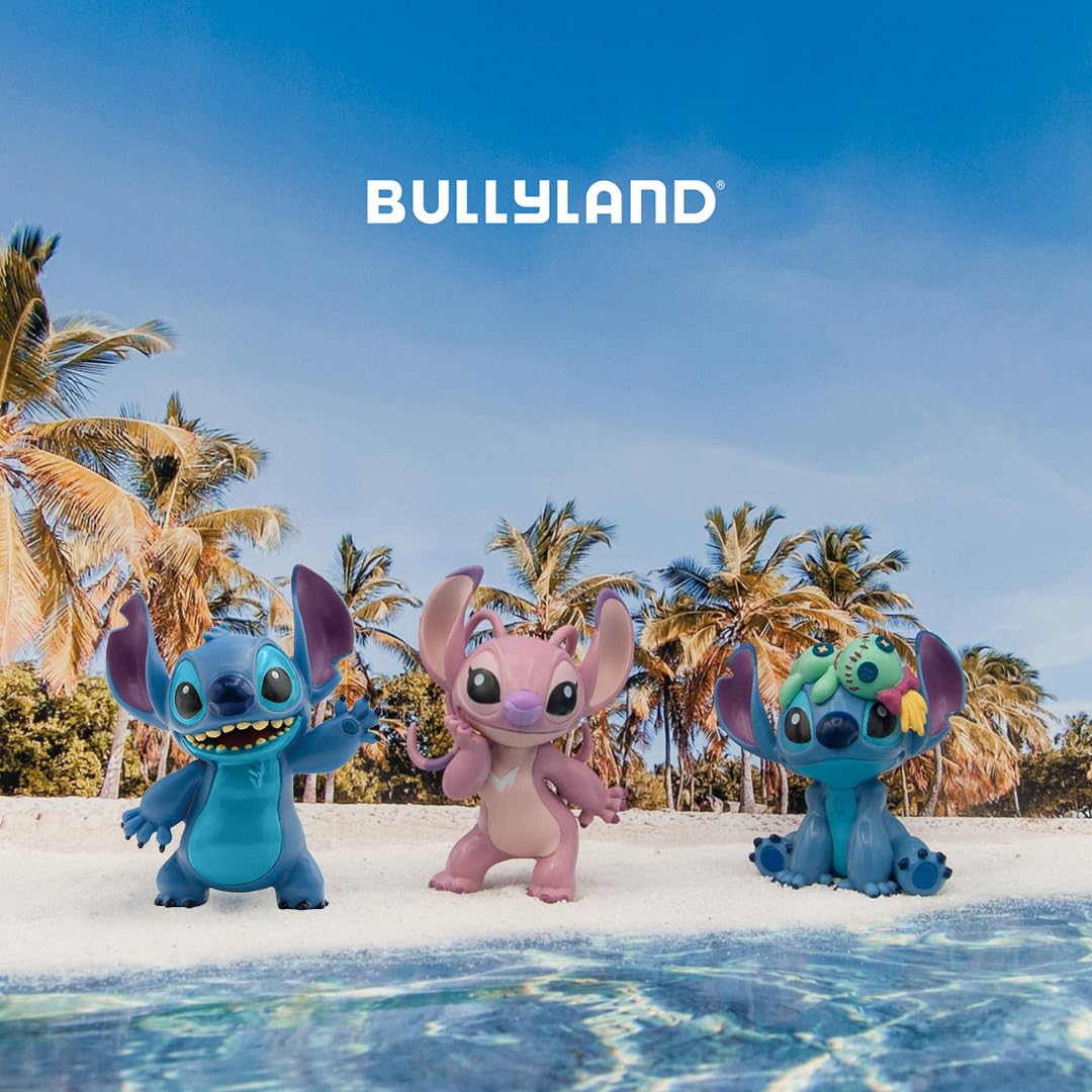 Bullyland Stitch Figure - Walt Disney Lilo & Stitch | Approx. 6 cm | Hand Painted 6