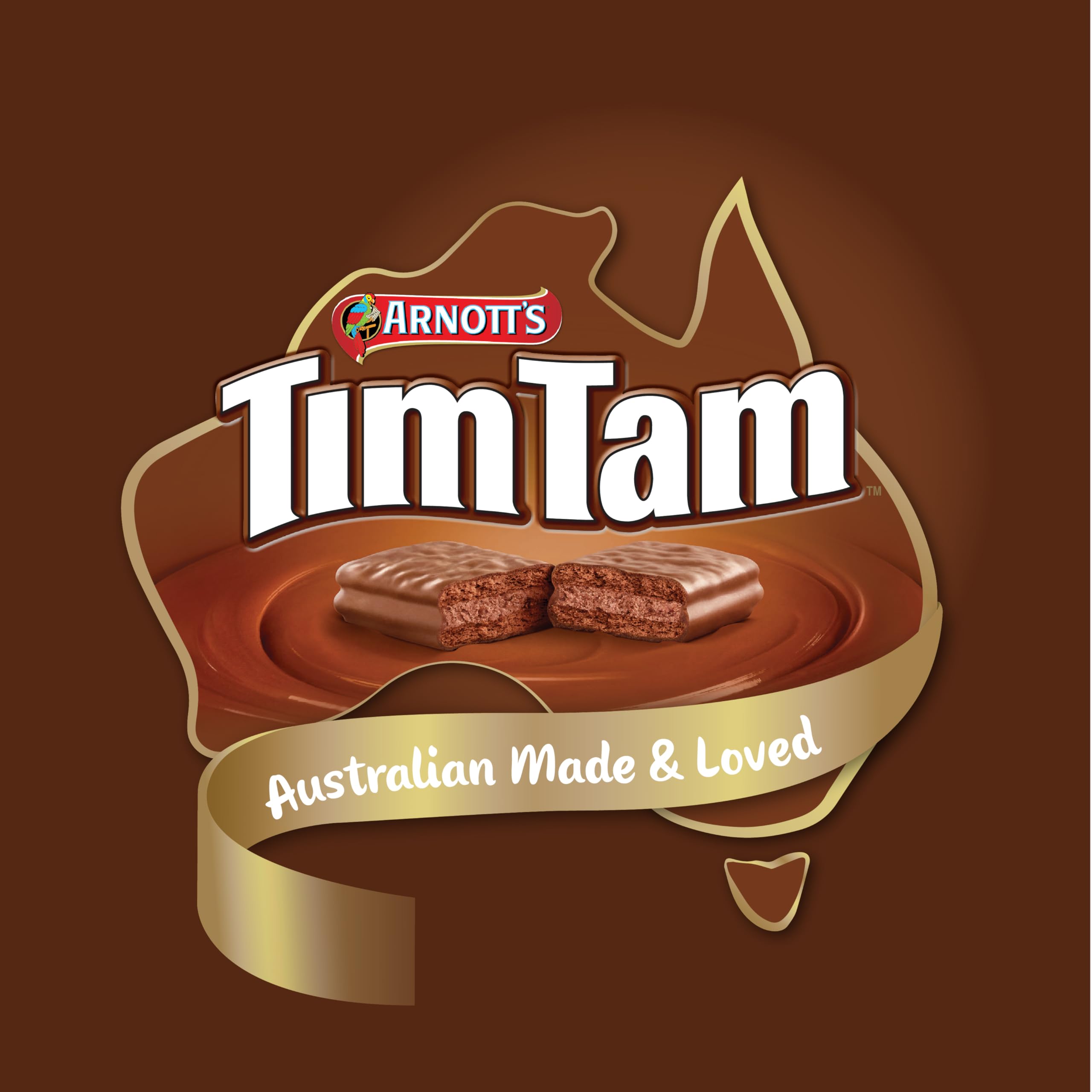 Tim Tam - Chewy Caramel Biscuit Bars with Milk Chocolate Coating (175g) 4