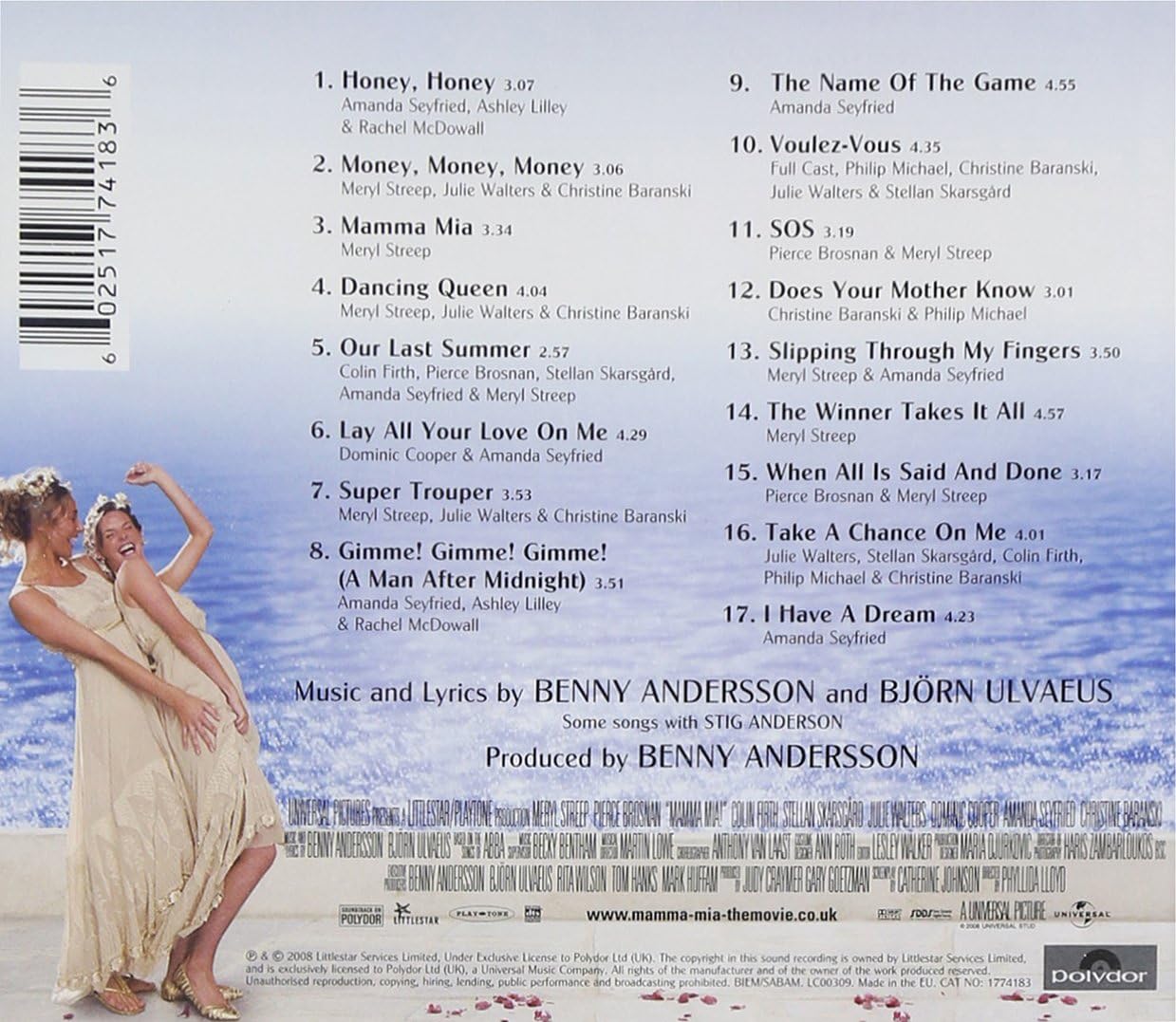 Mamma Mia! - The Movie Soundtrack [Audio CD]