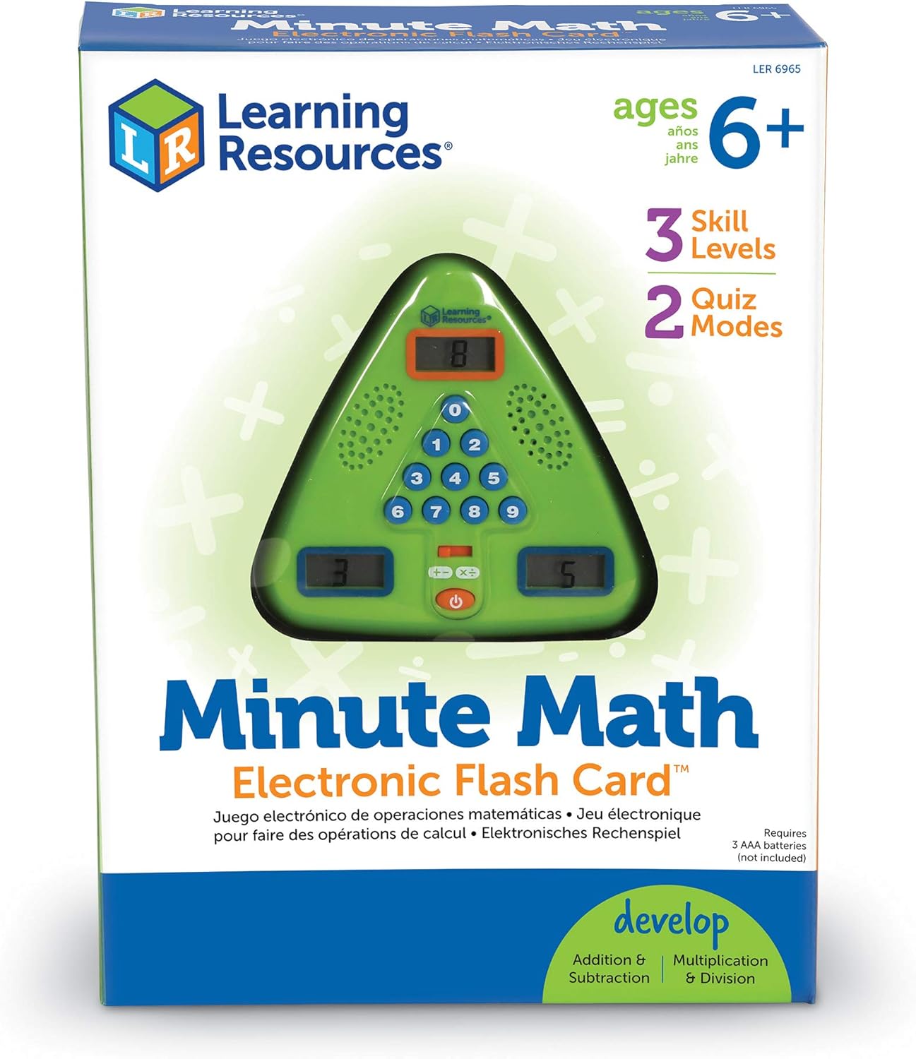 Learning Resources Minute Math Electronic Flash Card