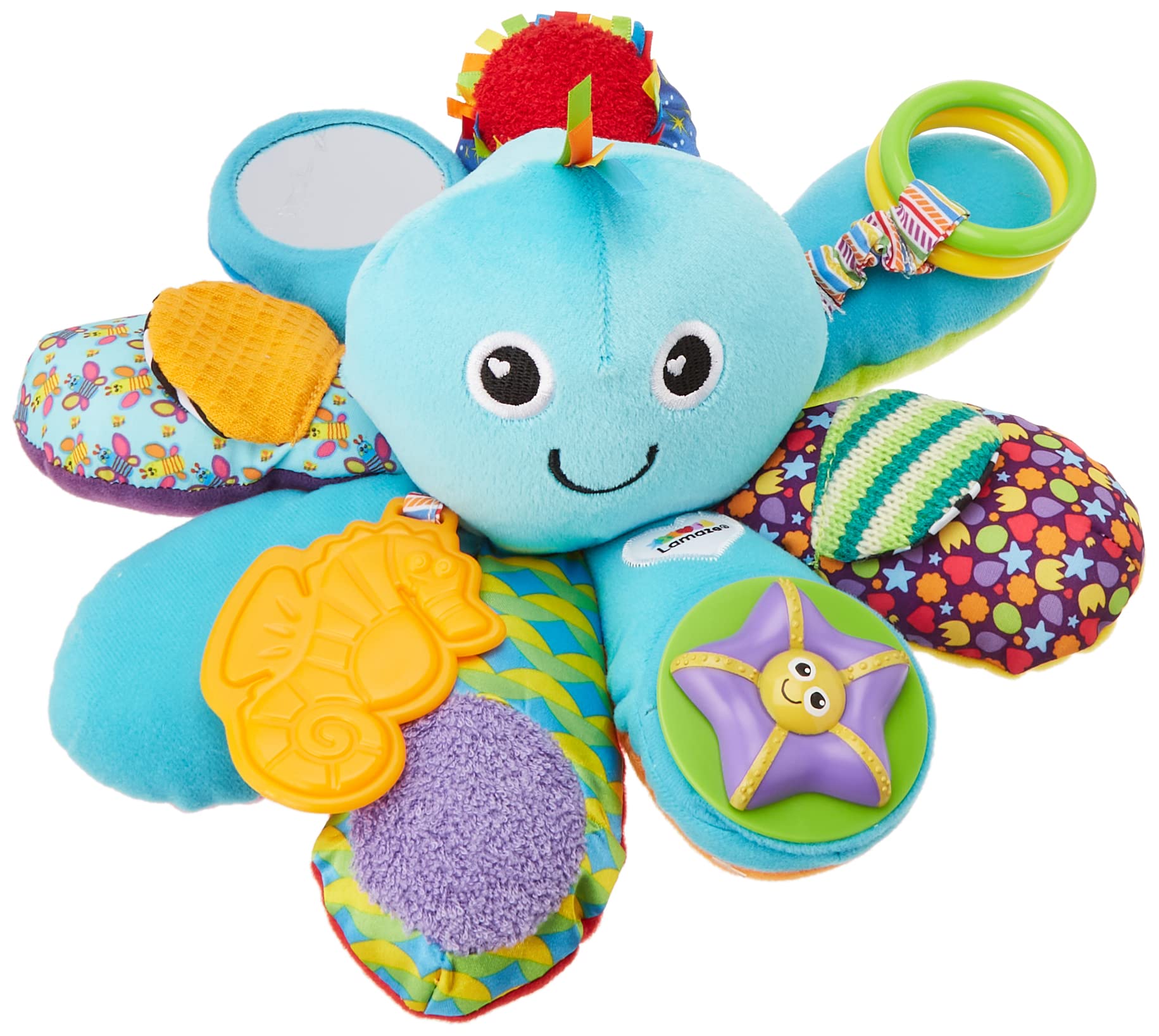 LAMAZE Octivity Time Baby Sensory Toy, Soft Baby Toy for Sensory Play and Discovery, Octopus Toddler Toy Suitable from 6 Months, 1+ Year Old Boys and Girls 4