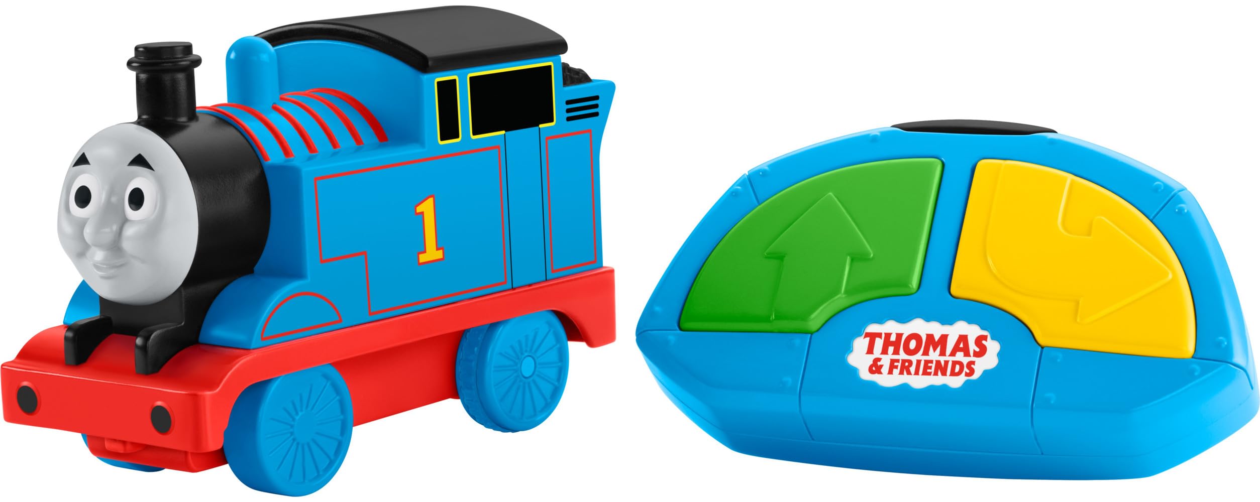 Fisher-Price My First Thomas & Friends R/C Thomas - Remote-Controlled Train Engine for Toddlers 18M+