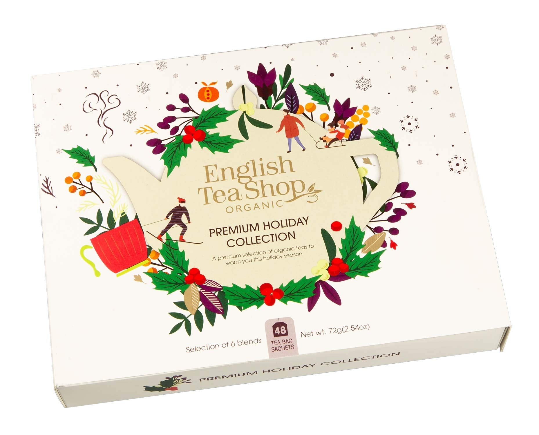 English Tea Shop Organic Premium Holiday Collection Gift Pack - 48 Tea Bags 1