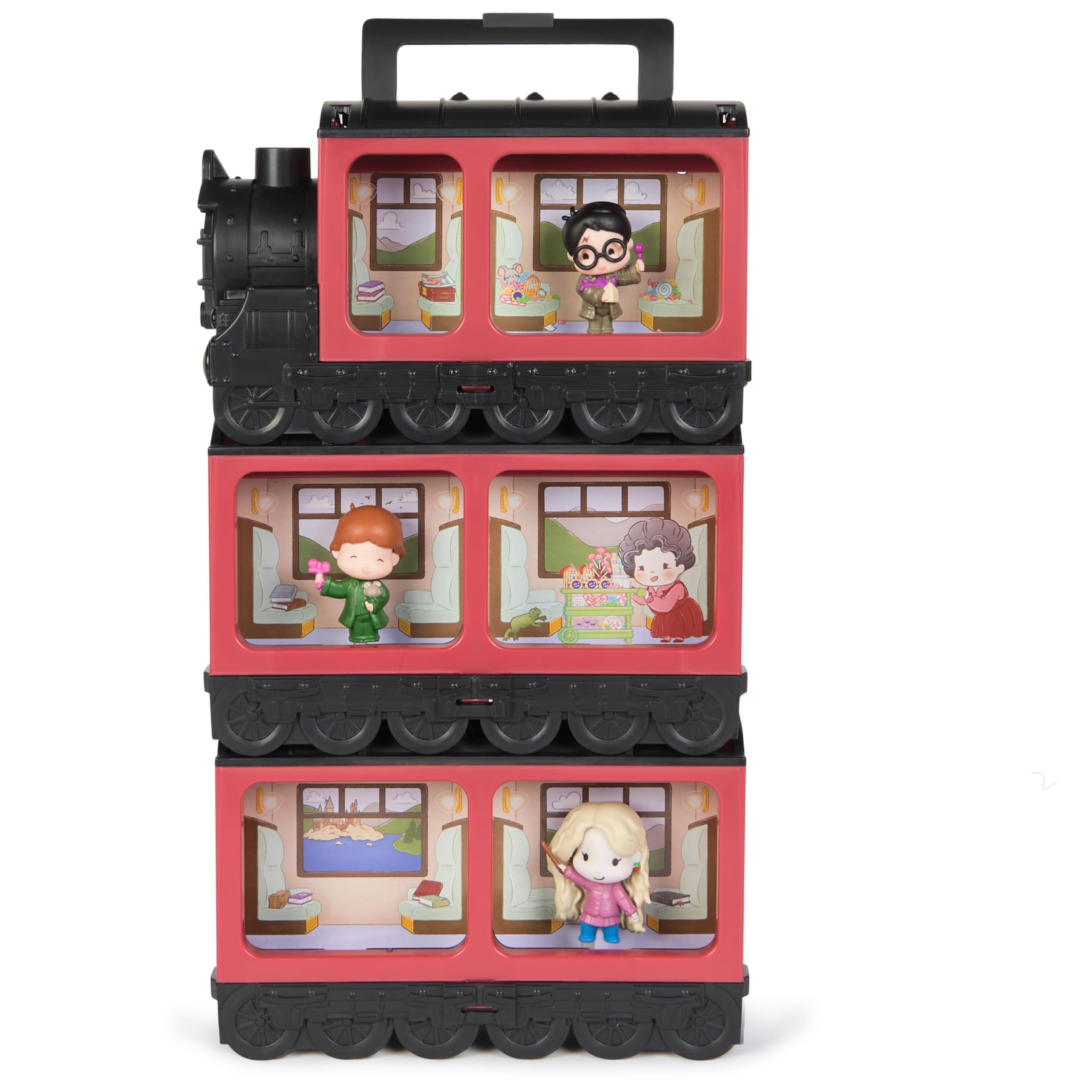Micro Magical Moments Hogwarts Express Collectibles Case - 3 Exclusive Harry Potter Figures, Holds 22 Mini Figures 3
