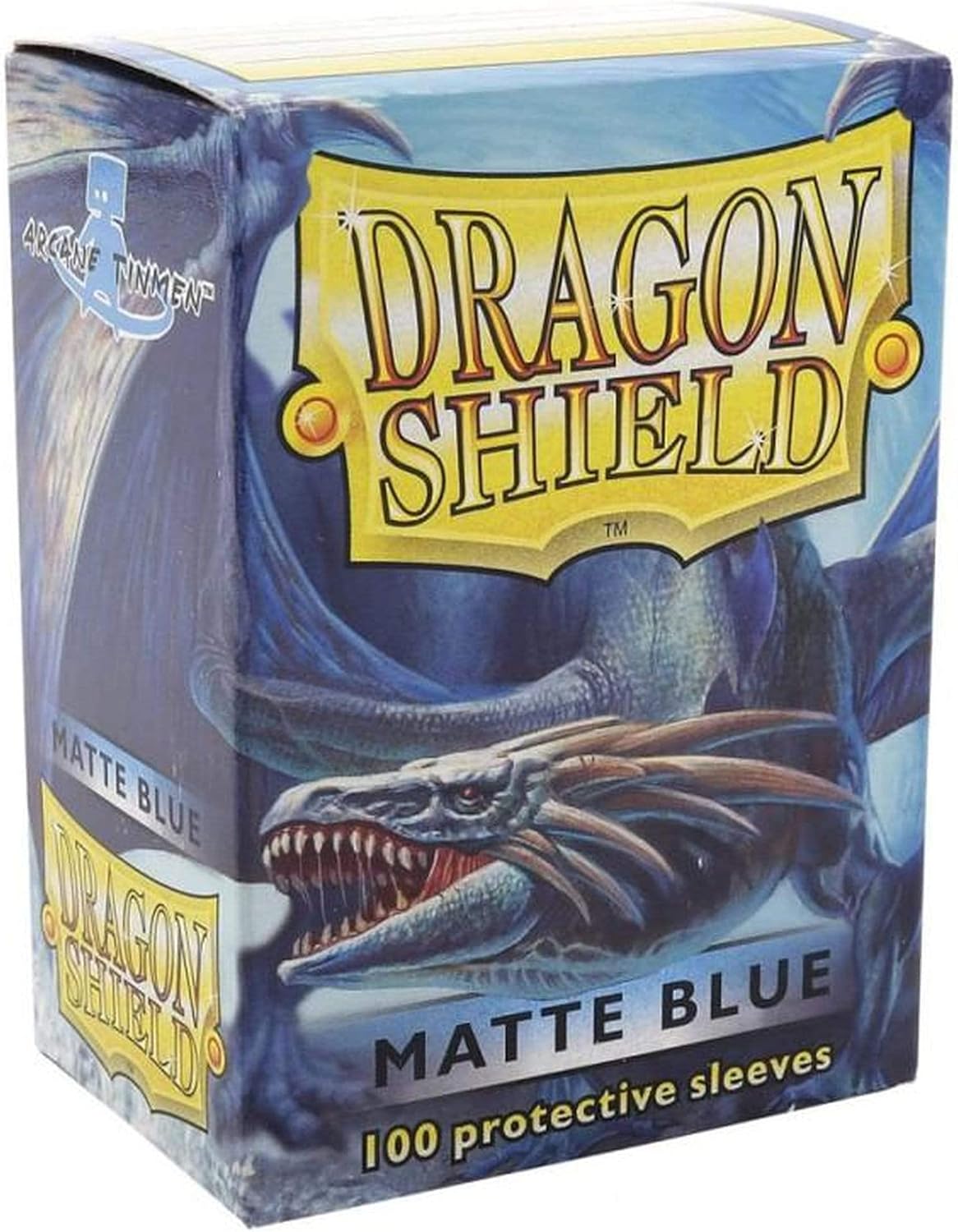 Dragon Shield Matte Blue Standard Size Card Sleeves 100 Pack