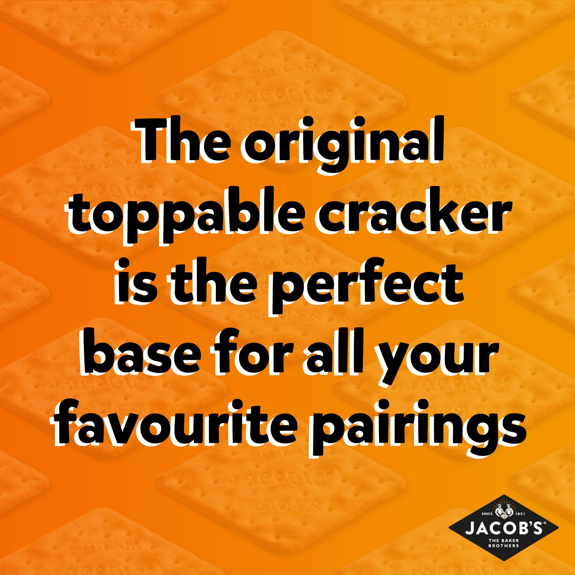 Jacob's Original Cream Crackers, 2 x 200 g (Twin Pack), 400 g Total 3